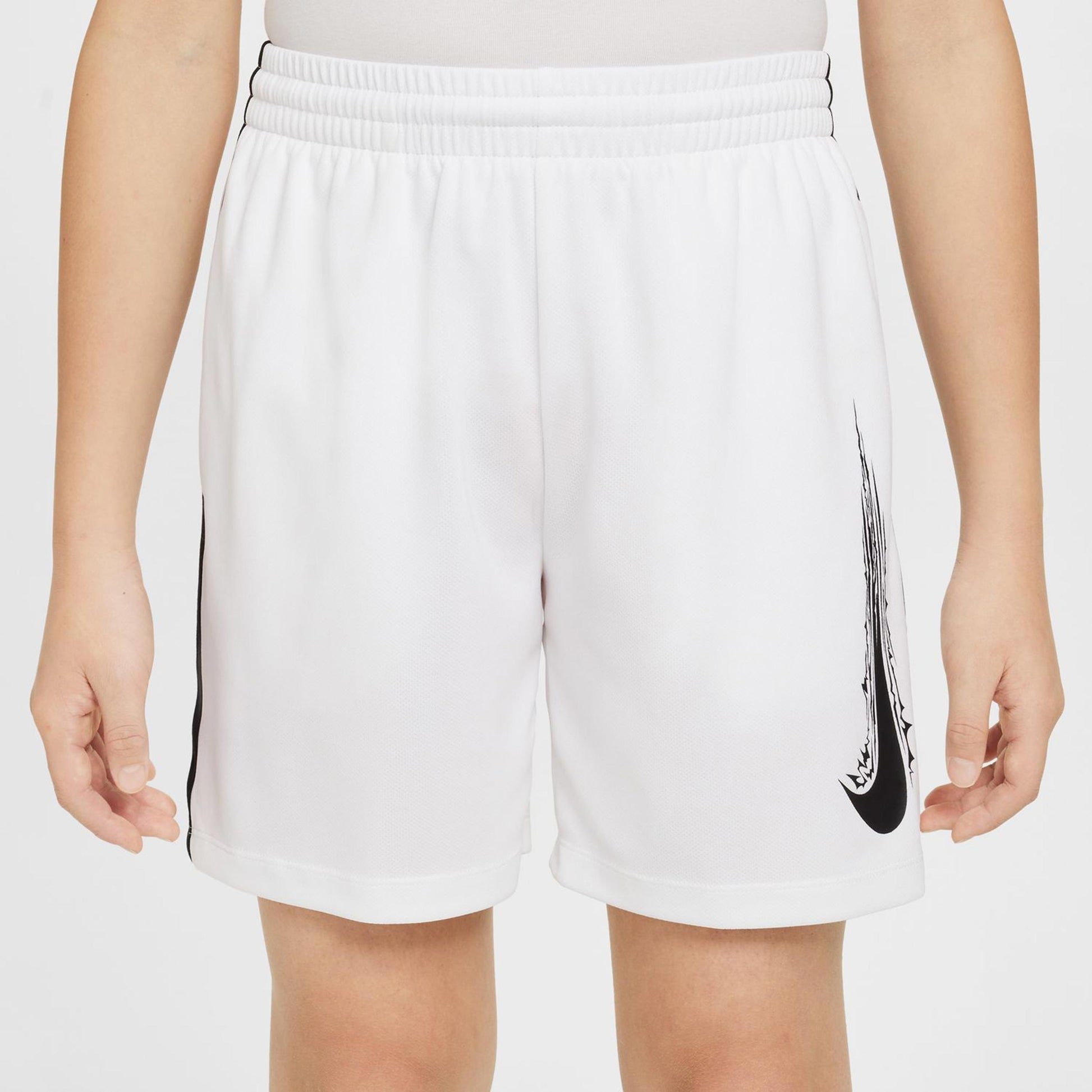 Nike Dri-Fit Multi Shorts Enfants-Blanc