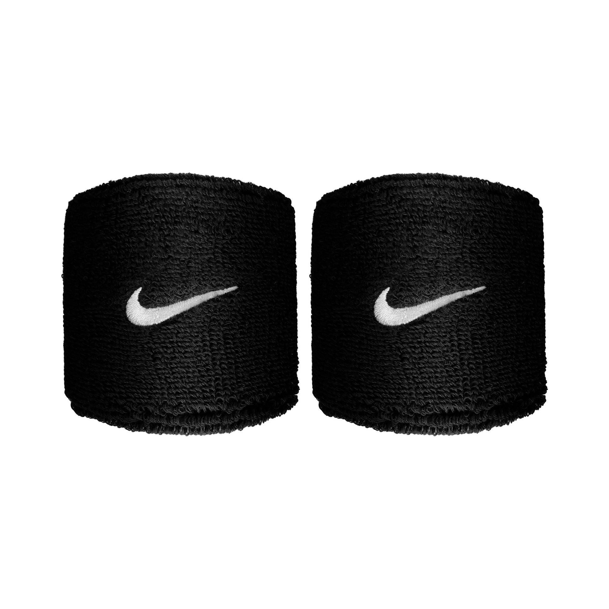 Nike Swoosh Classic Poignet court - noir, blanc