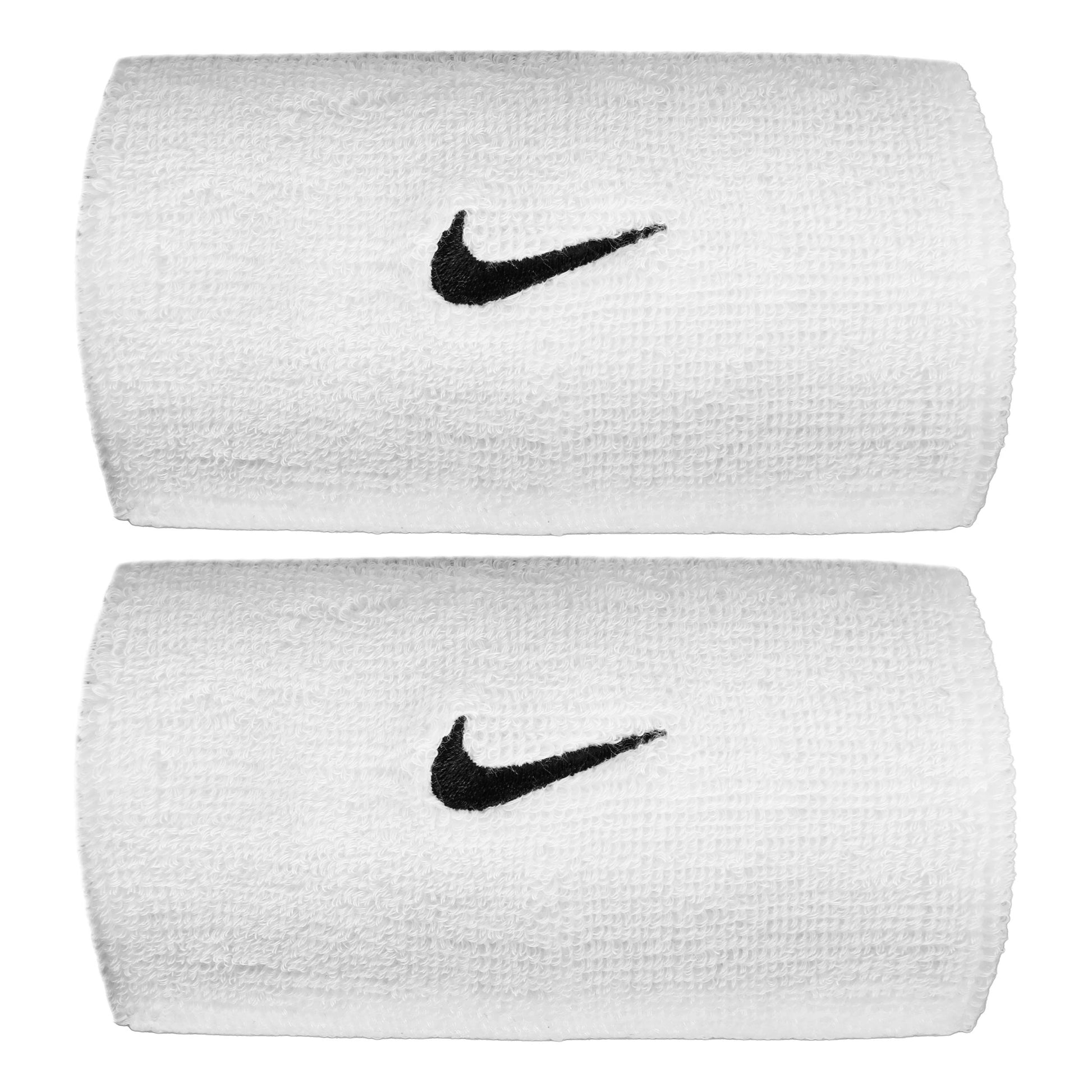 Nike Swoosh Classic Doublewide Poignet long - blanc, noir