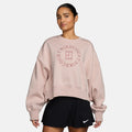 Court Phoenix Over-Oversized Crew Heritage Sweat-shirt Femmes - vieux rose, mauve