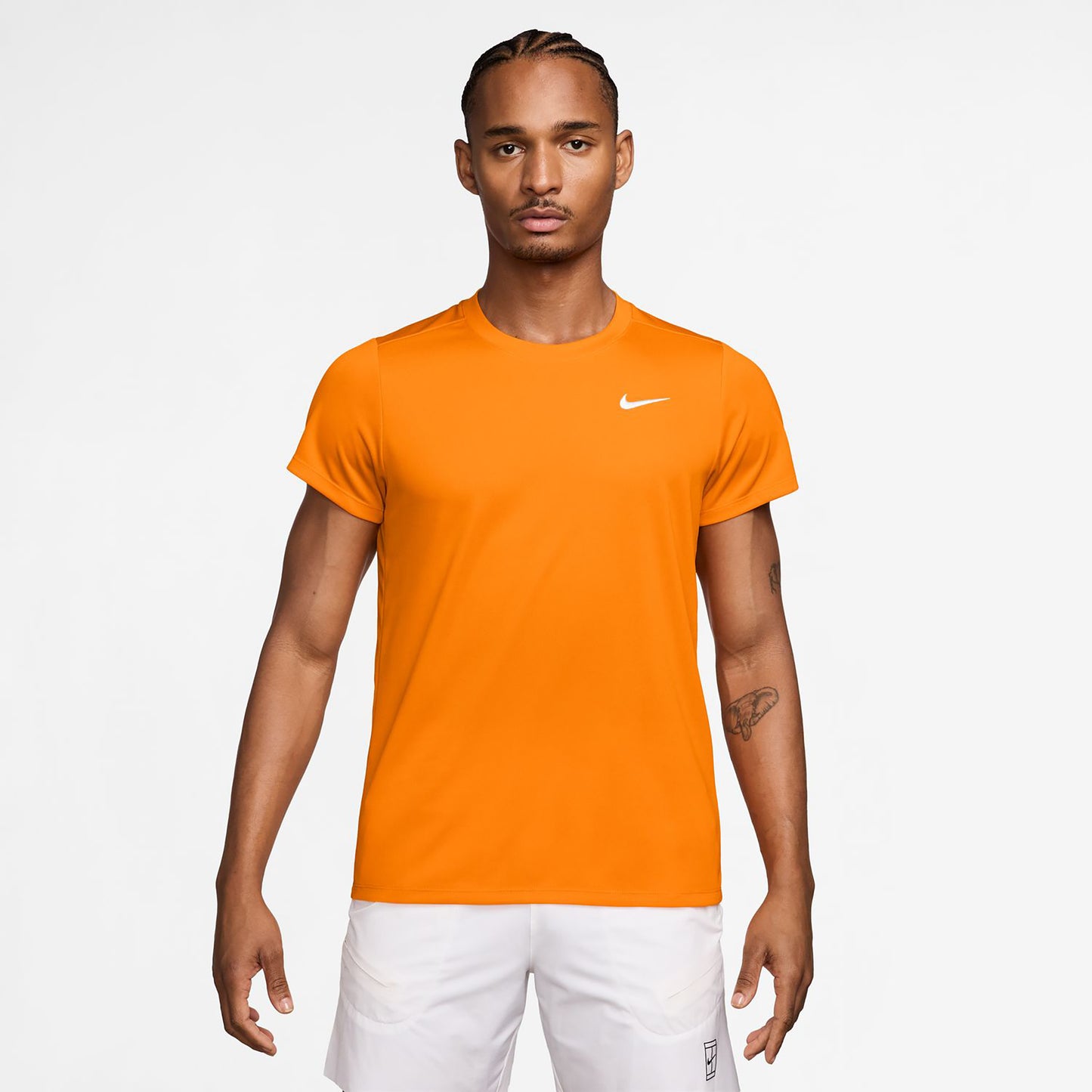 Nike Court Victory Dry T-shirt Hommes - orange, blanc