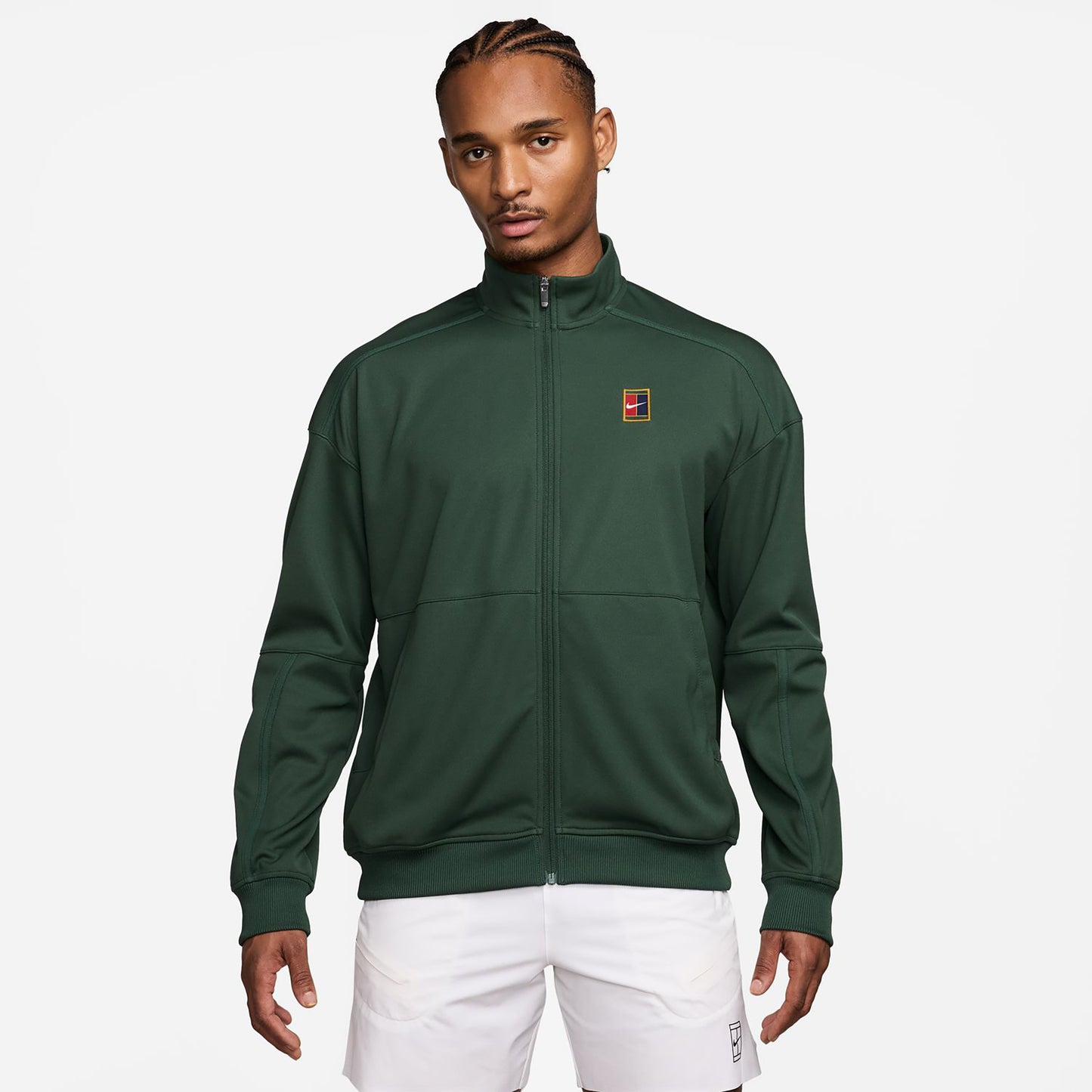 Nike Court Heritage Veste de survêtement Hommes - vert foncé, vert foncé