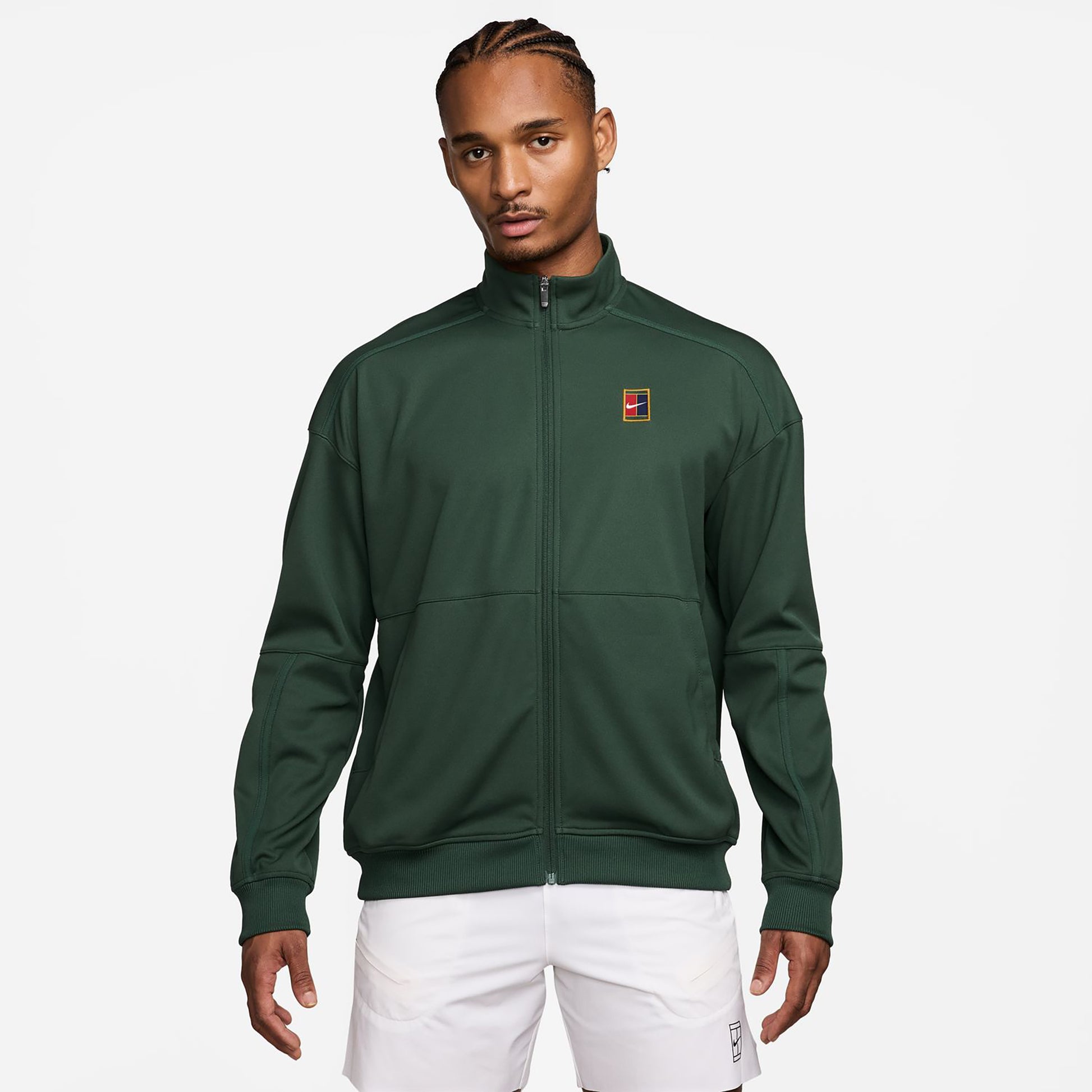 Nike Court Heritage Veste de survêtement Hommes - vert foncé, vert foncé