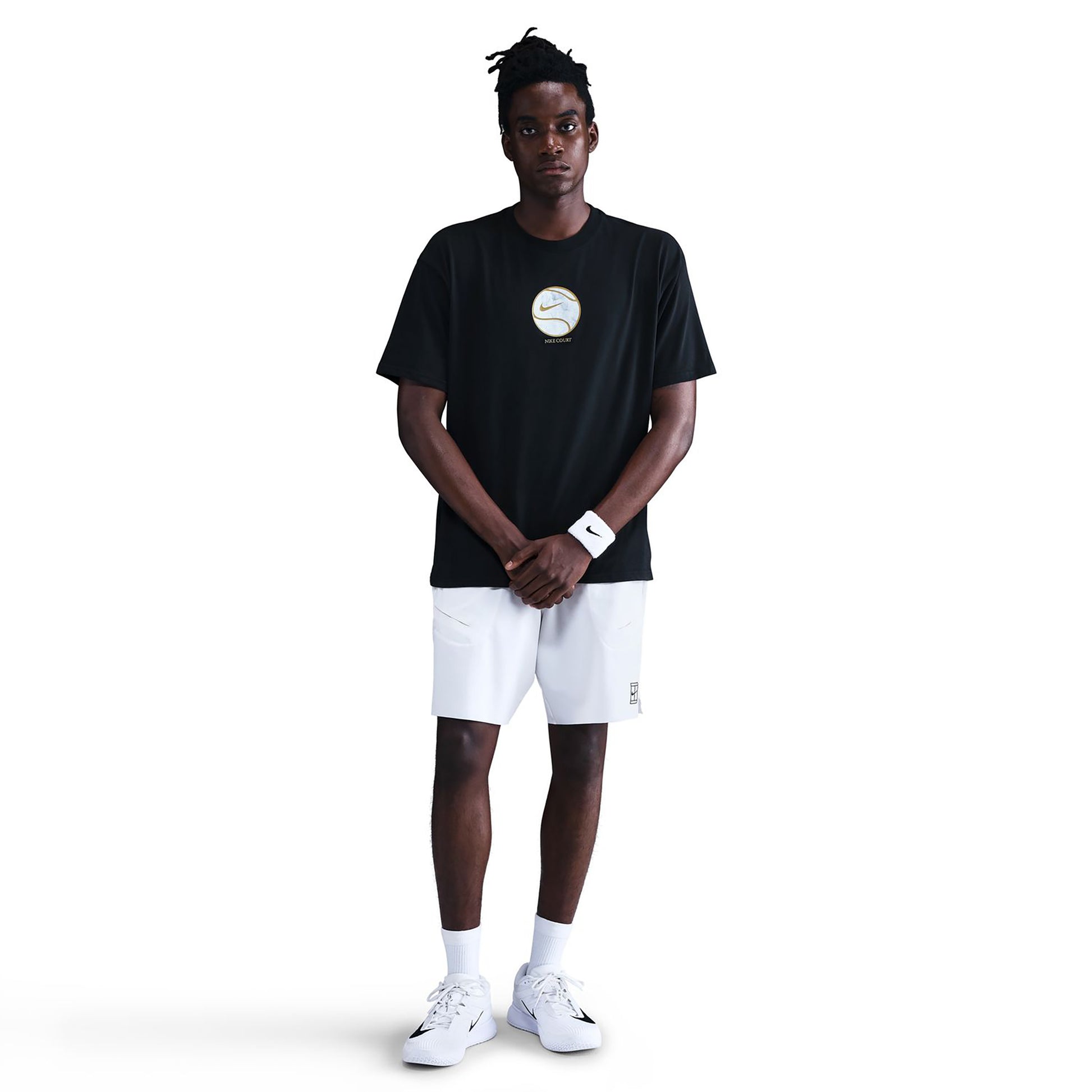 Nike Court Dri-Fit Max 90's T-shirt Hommes-noir