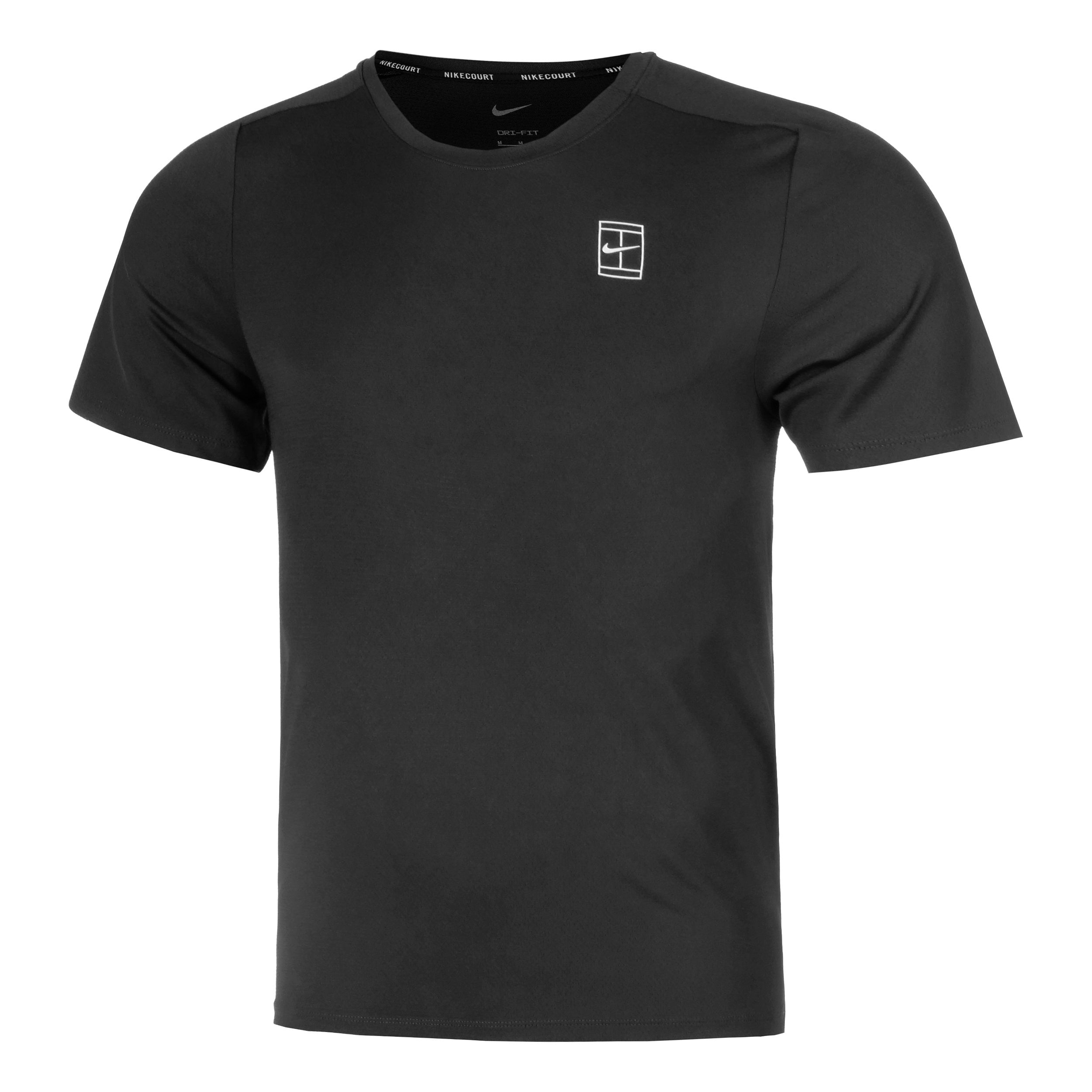 Nike Court Dri-Fit Advantage T-shirt Hommes-Noir,Blanc