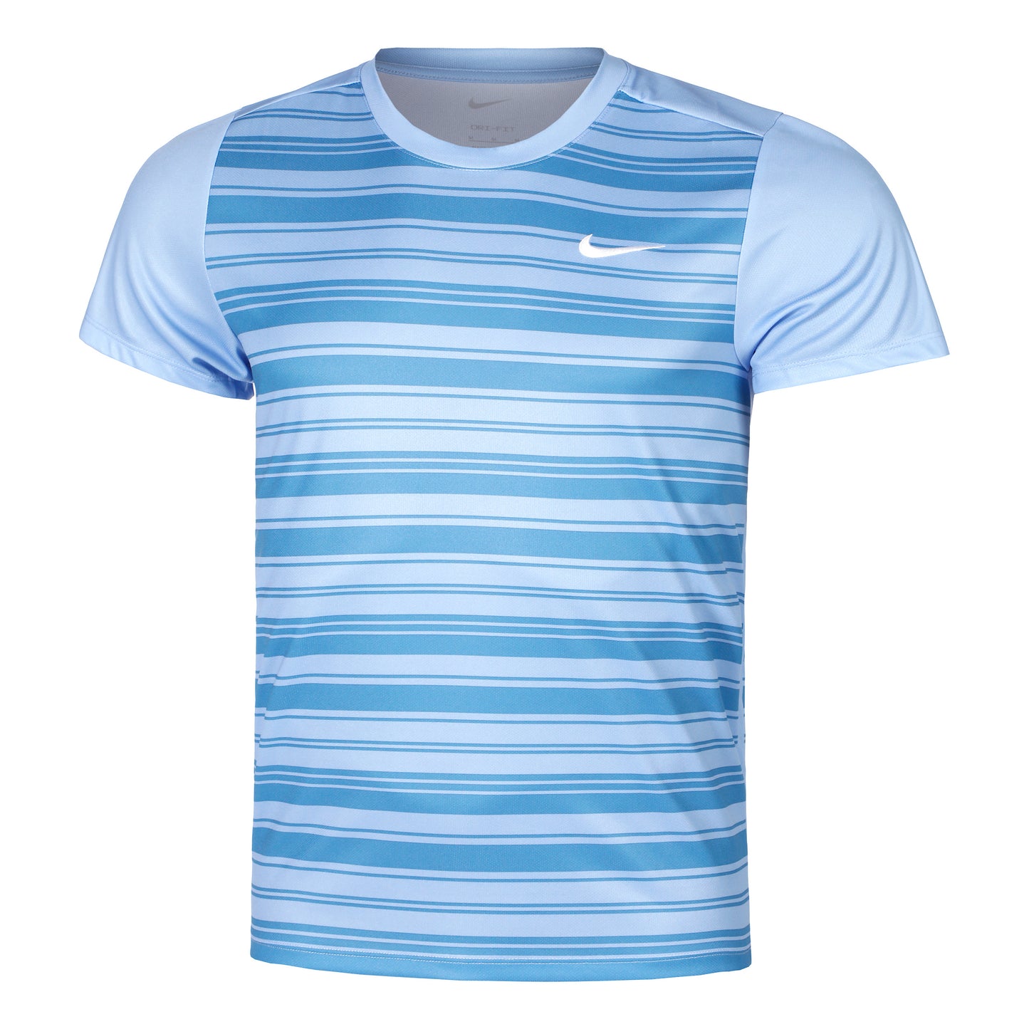 Nike Court Victory Dri-Fit Print T-shirt Hommes - bleu gris, bleu