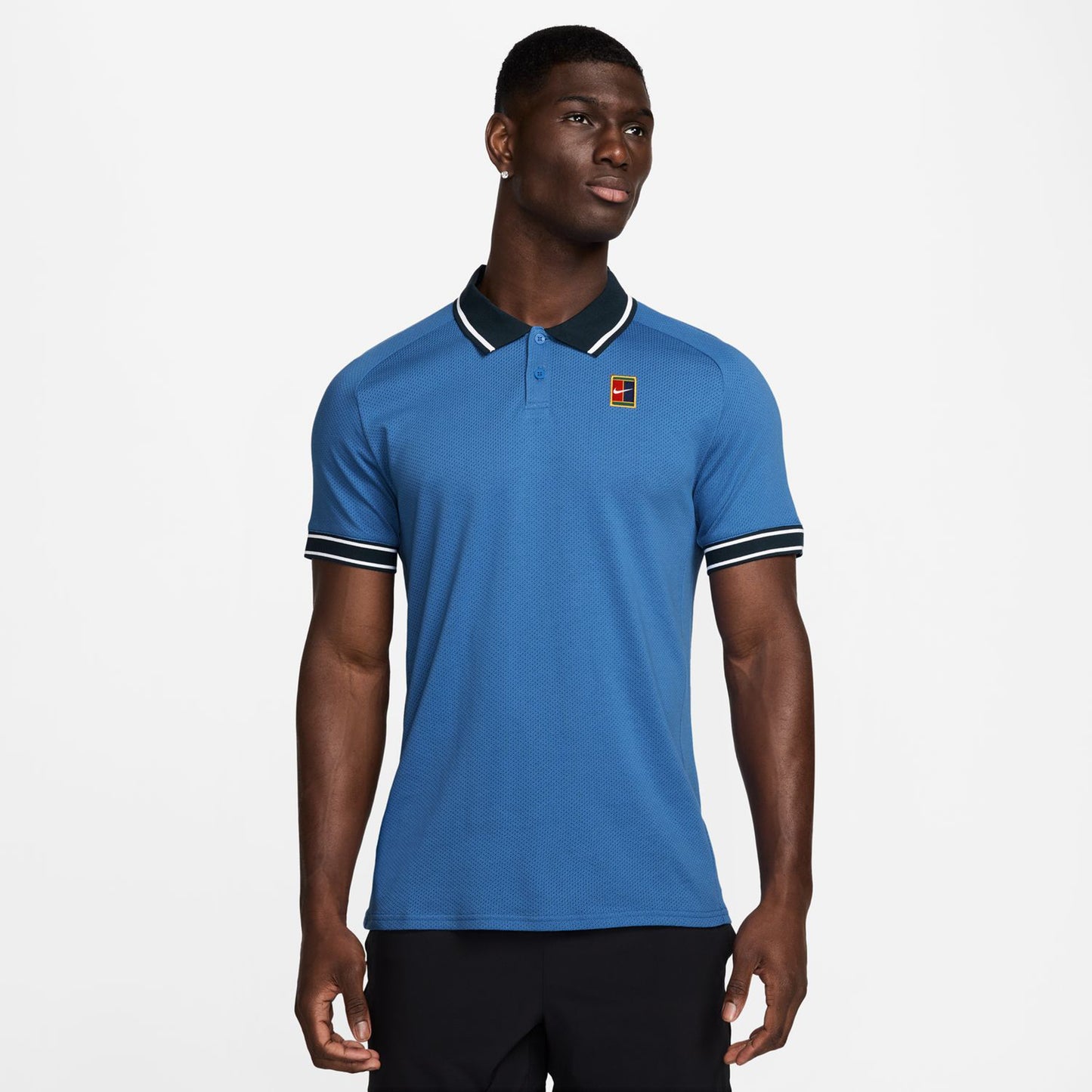 Nike Court Heritage Polo Hommes - bleu, bleu foncé