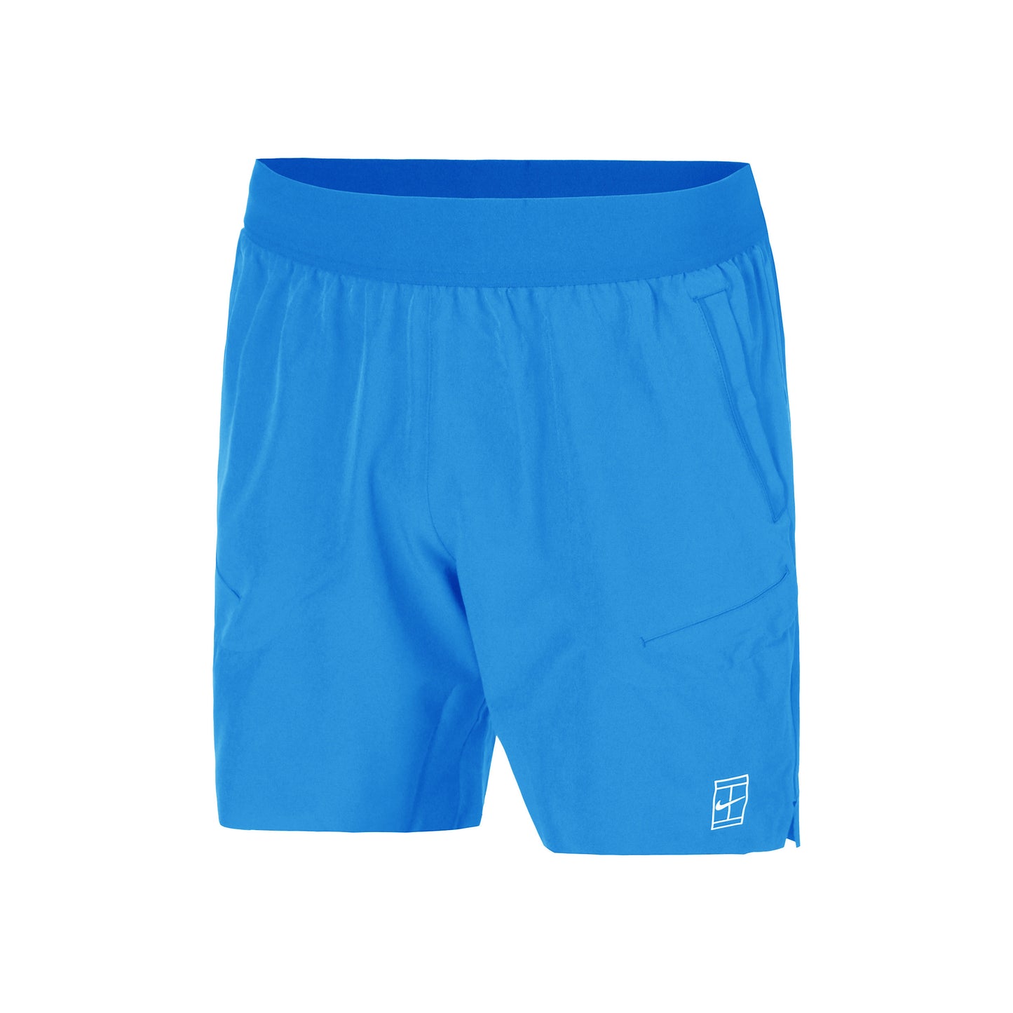 Nike Court Dri-Fit Advantage 6in Shorts Hommes-Bleu,Blanc