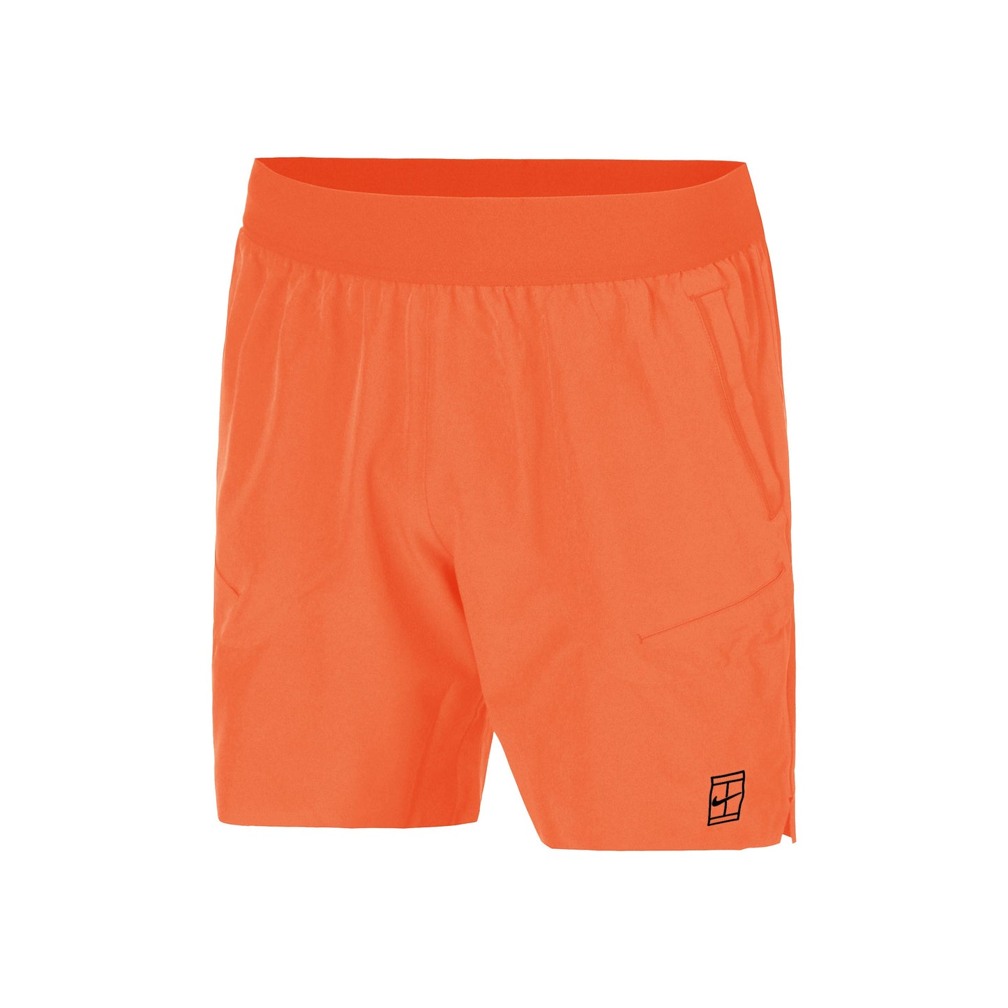 Nike Court Dri-FIT Advantage 6in Shorts Hommes - orange, noir