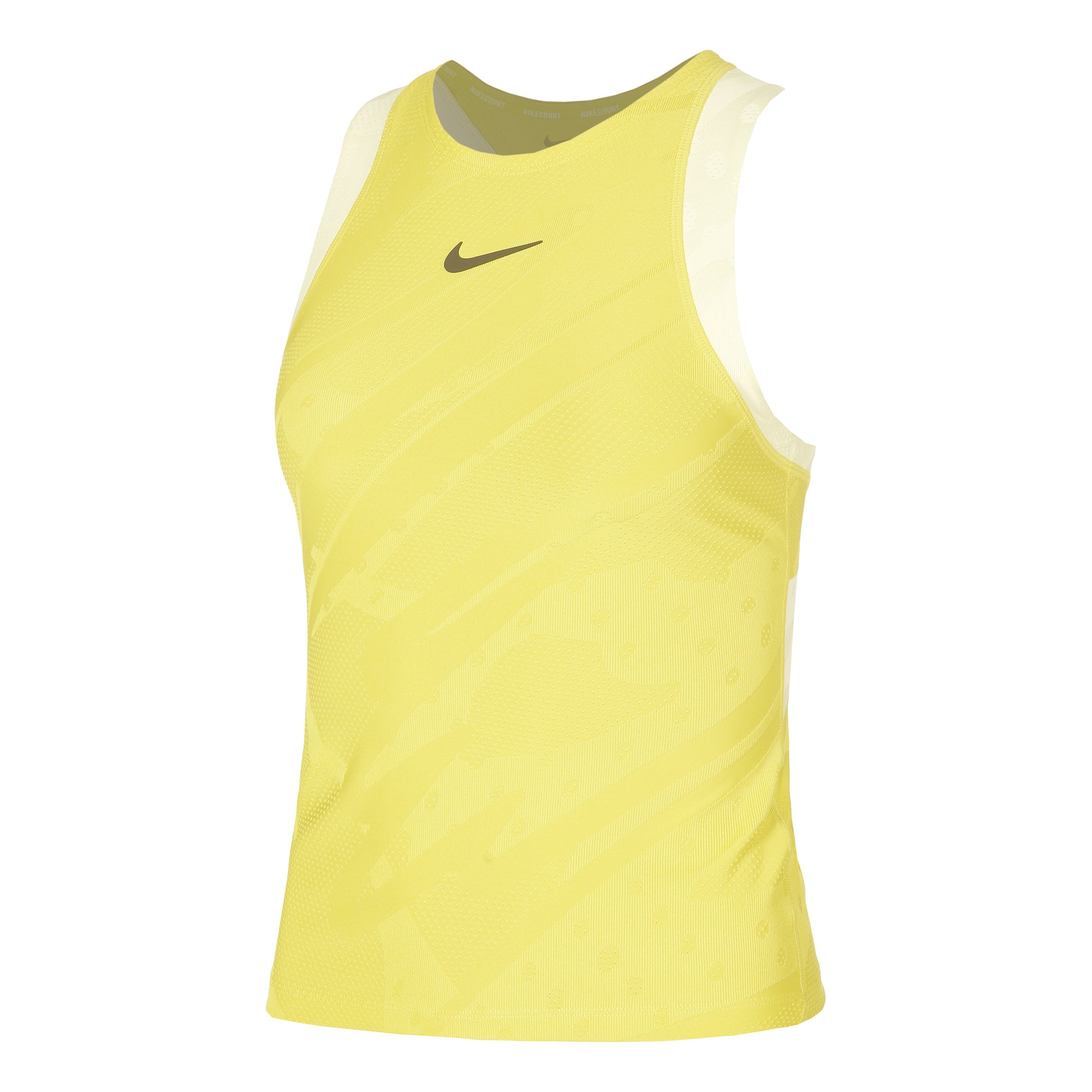 Nike Court Dri-Fit Slam Débardeur Tank Top Femmes-Jaune,Jaune Lemon