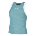 Court Dri-Fit Slam Débardeur Tank Top Femmes-Bleu Petrol, Bleu Clair