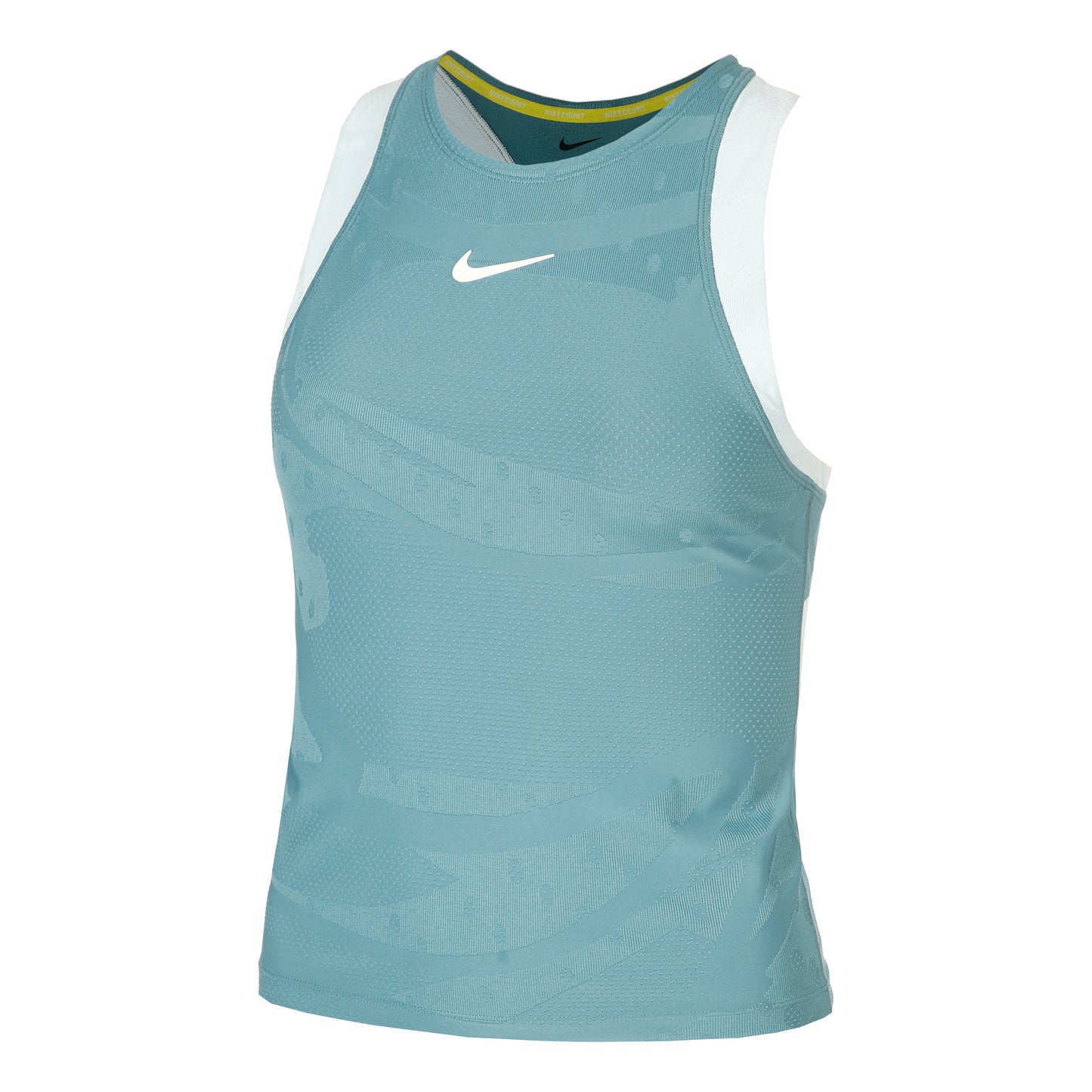 Nike Court Dri-Fit Slam Débardeur Tank Top Femmes-Bleu Petrol, Bleu Clair