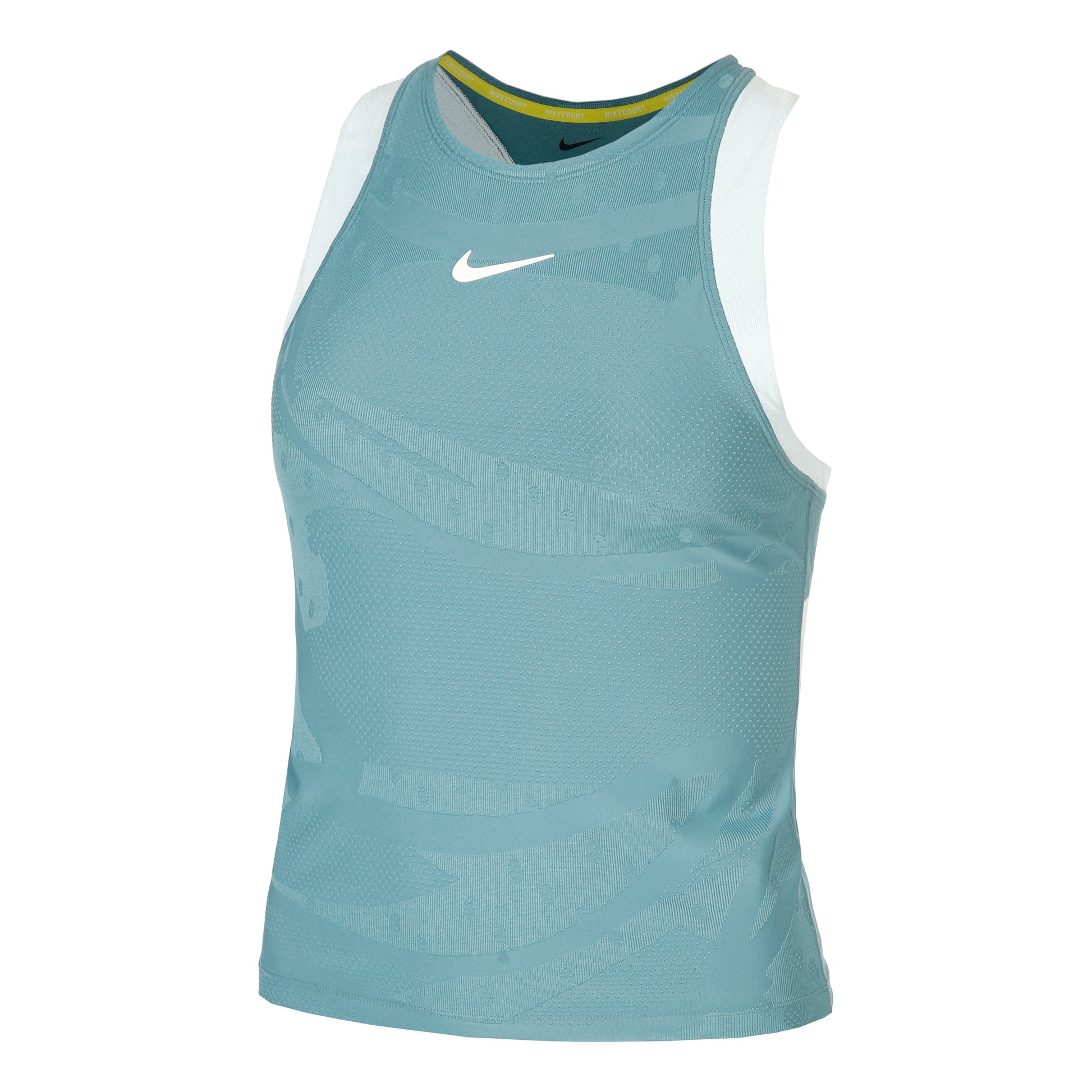 Nike Court Dri-Fit Slam Débardeur Tank Top Femmes-Bleu Petrol, Bleu Clair