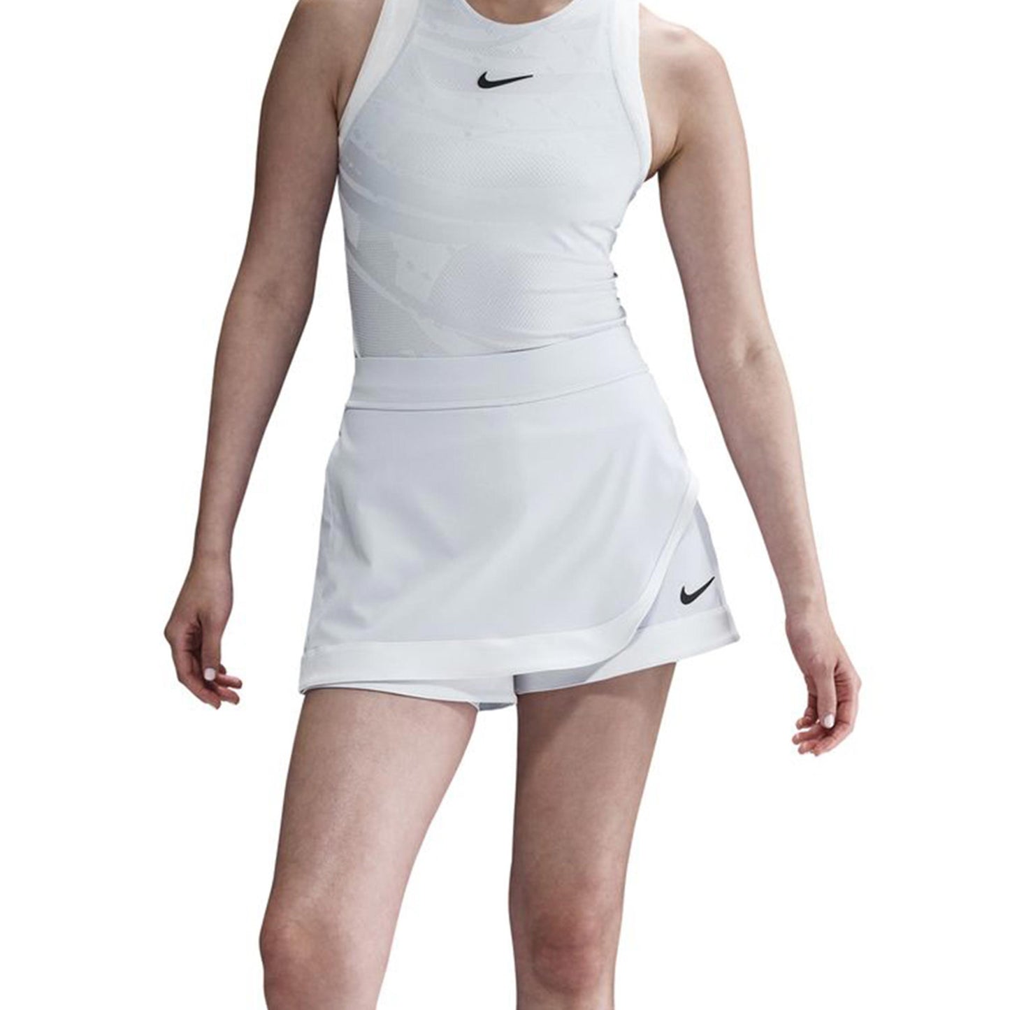 Nike Court Dri-Fit Slam Jupe Femmes-Gris Clair,Gris Clair