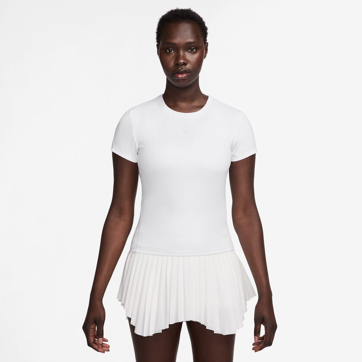 Nike Court Dri-Fit Advantage T-shirt Femmes-Blanc,Blanc