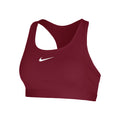 Swoosh Medium Soutien-gorge sport Femmes - rouge foncé, blanc
