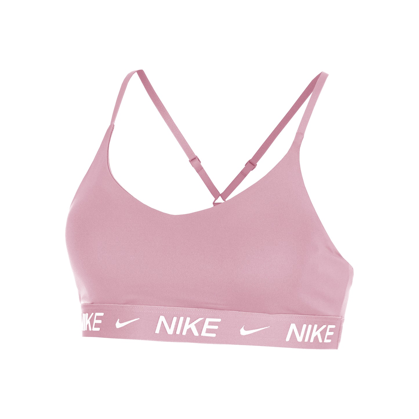 Nike Dri-Fit INDY LGT Support Soutien-gorge sport Femmes-vieux rose
