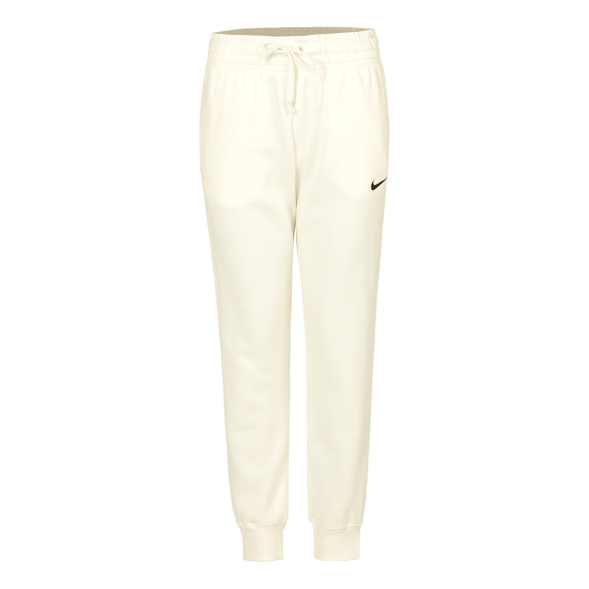 Nike Phoenix Fleece Pantalon Survêtement Femmes-Crème,Noir