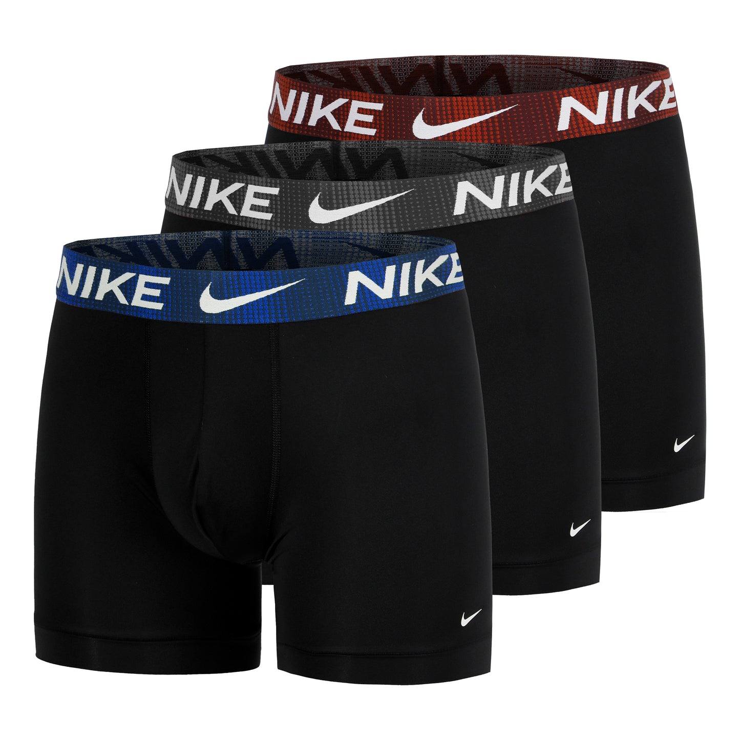 Nike Essential Micro Caleçon Pack de 3 Hommes - noir, vert olive