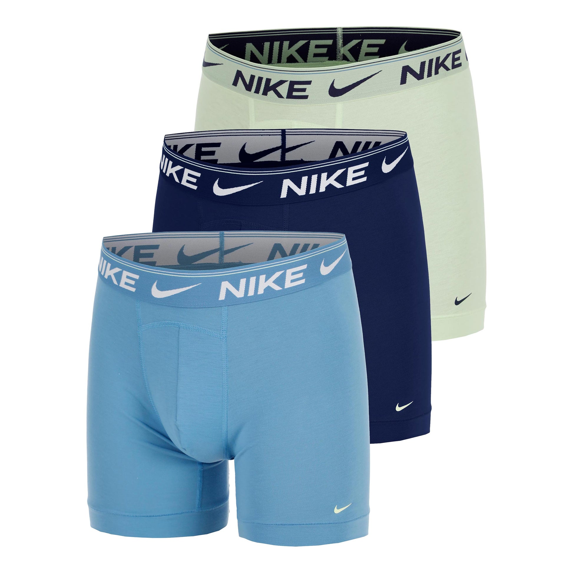 Nike Ultra Comfort Caleçon Pack de 3 Hommes - bleu, sauge