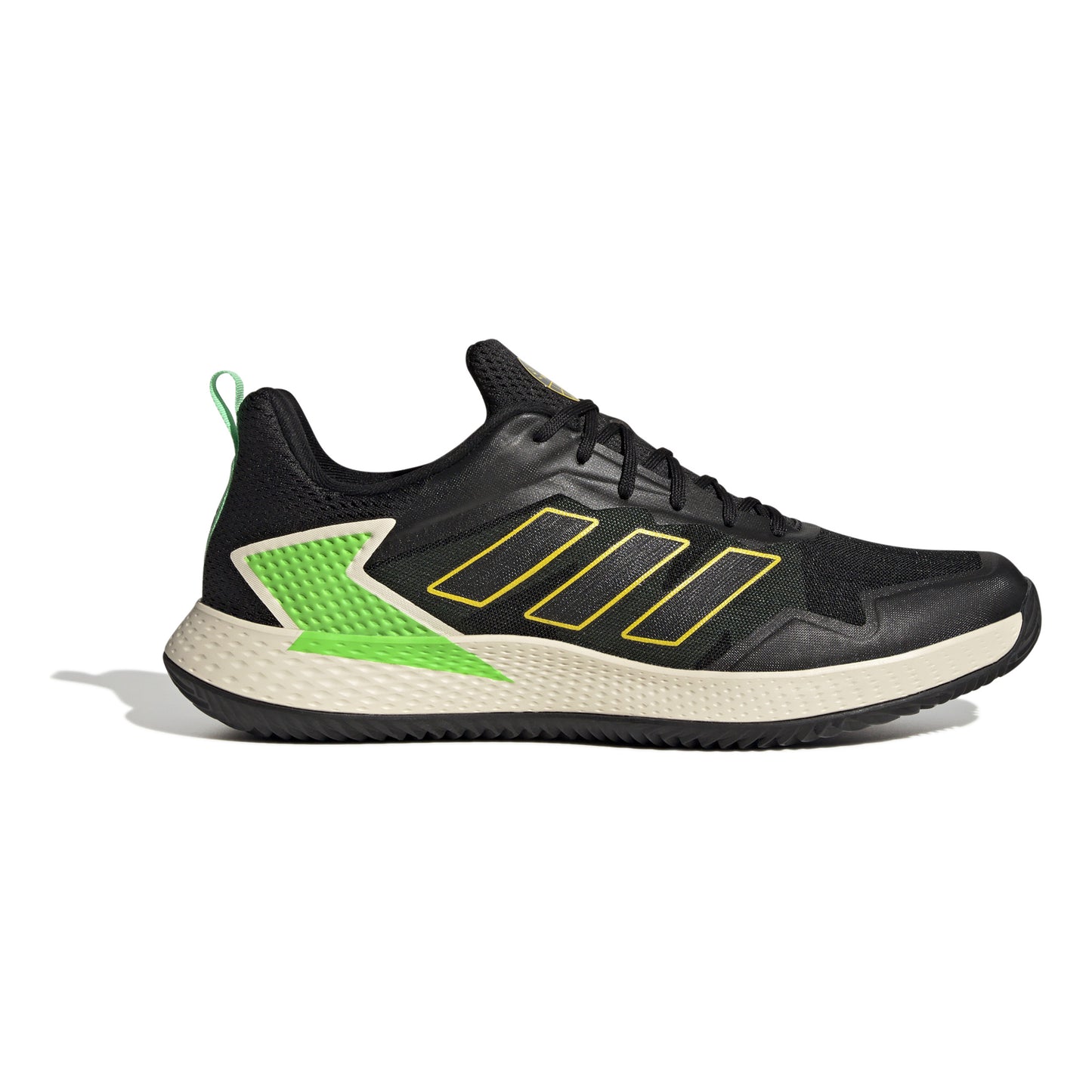 adidas Defiant Speed Chaussure terre battue Hommes - noir, vert fluo