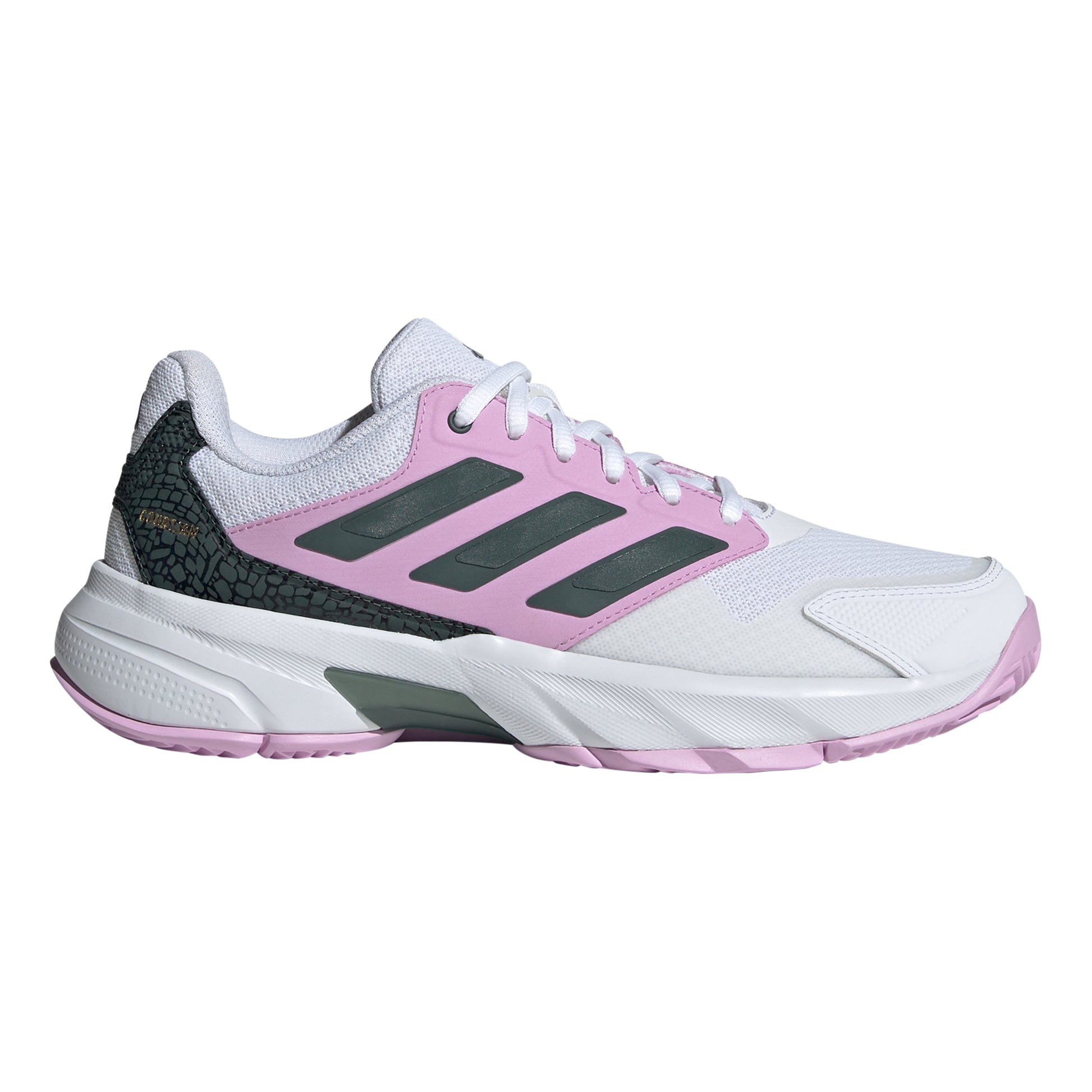 adidas CourtJam Control 3 Chaussures toutes surfaces Femmes - blanc, lilas