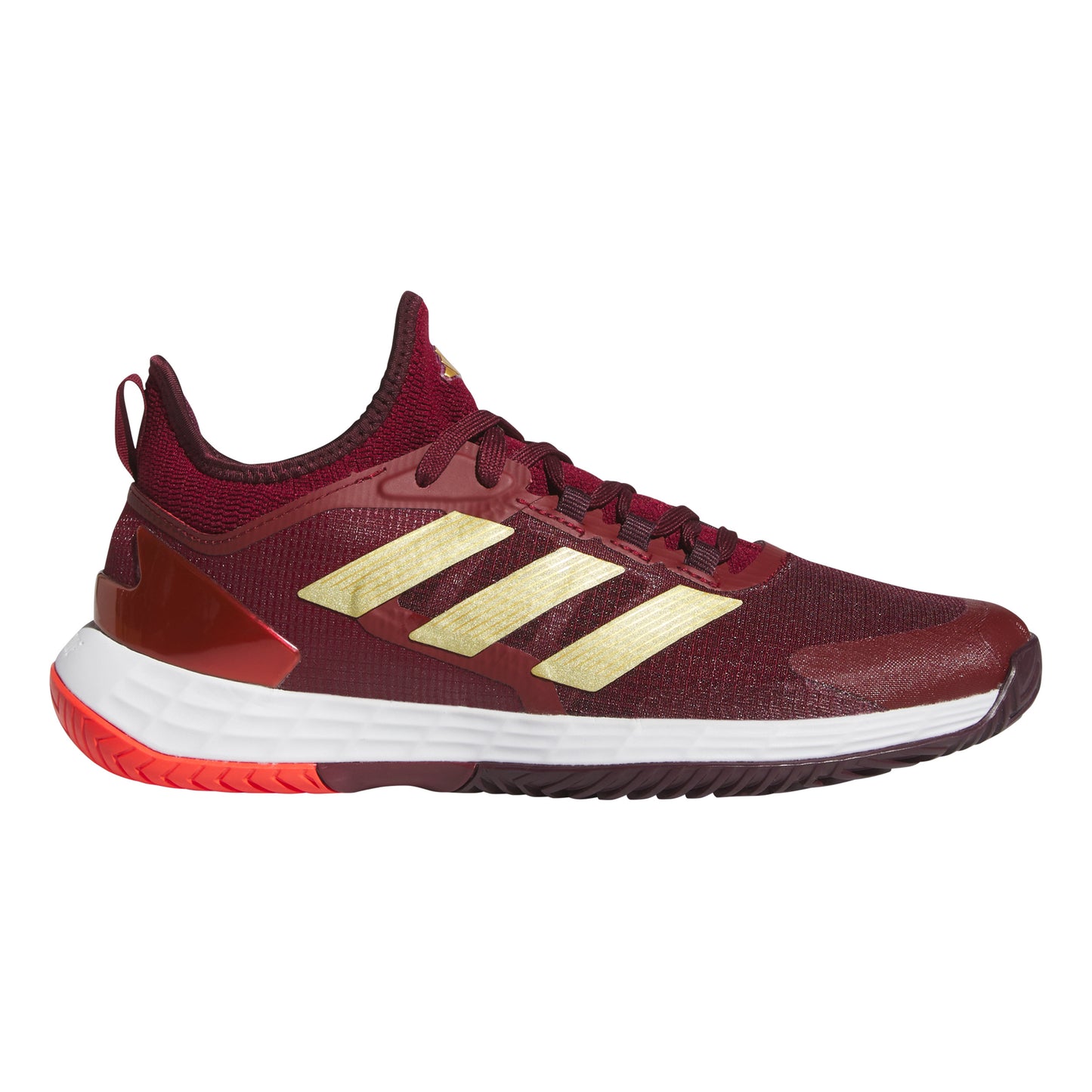 adidas adizero Ubersonic 4.1 Chaussures toutes surfaces Hommes - rouge foncé, or