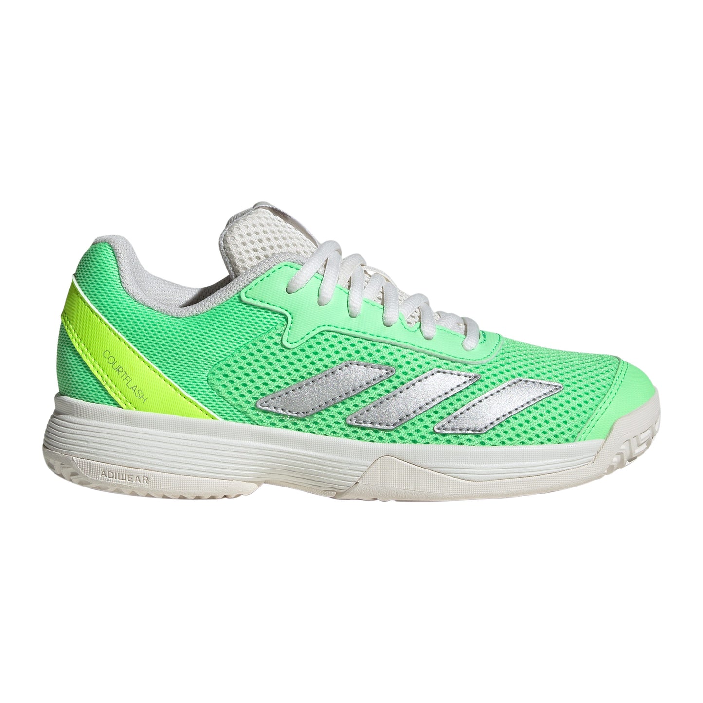 adidas Courtflash Chaussures toutes surfaces Enfants - vert, argent