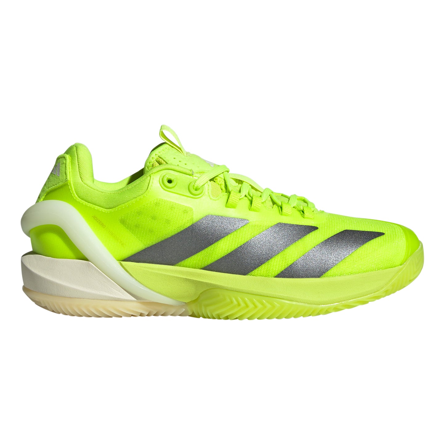 adidas adizero Cybersonic Chaussure terre battue Femmes - jaune lemon, argent