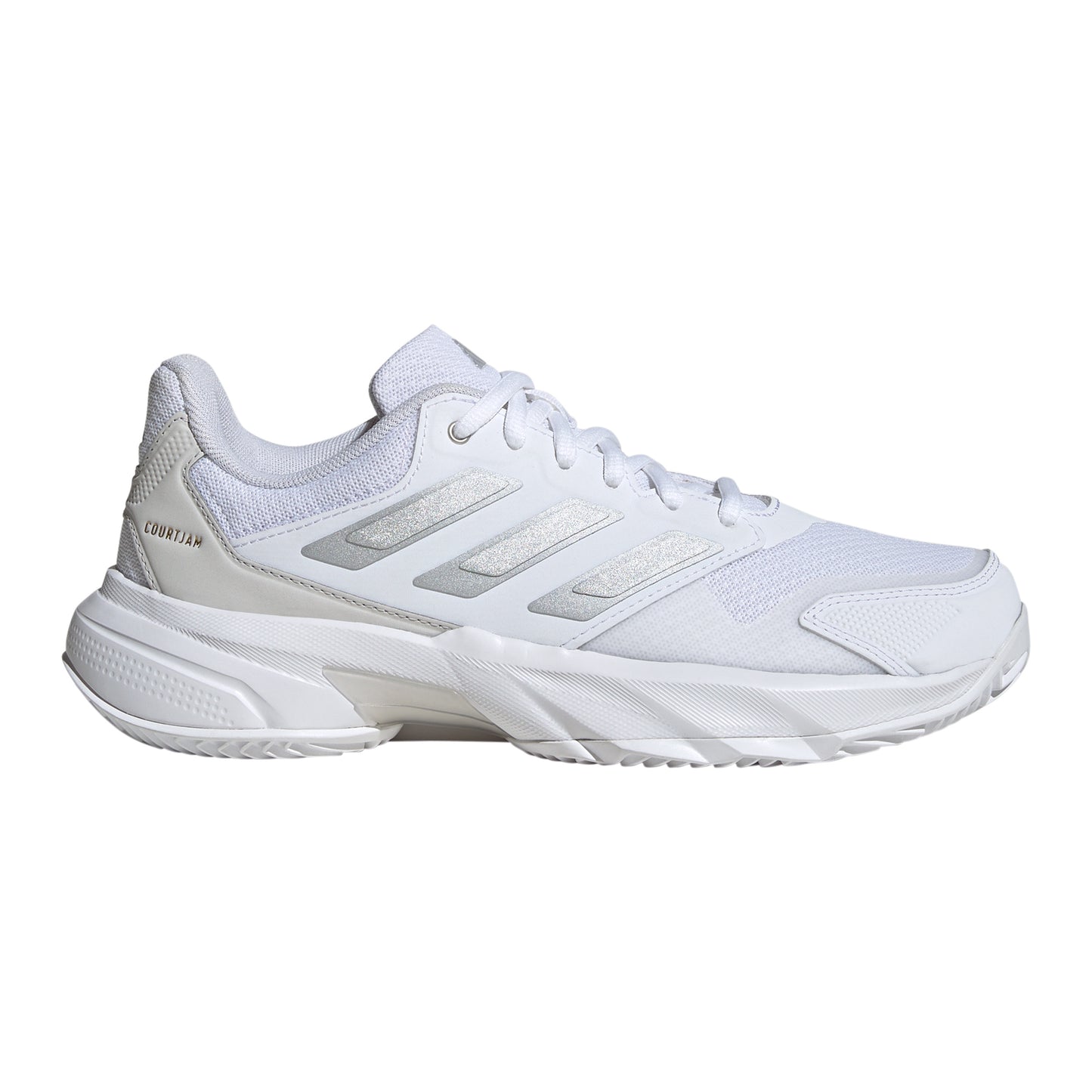 adidas CourtJam Control 3 Chaussure terre battue Femmes - blanc, argent