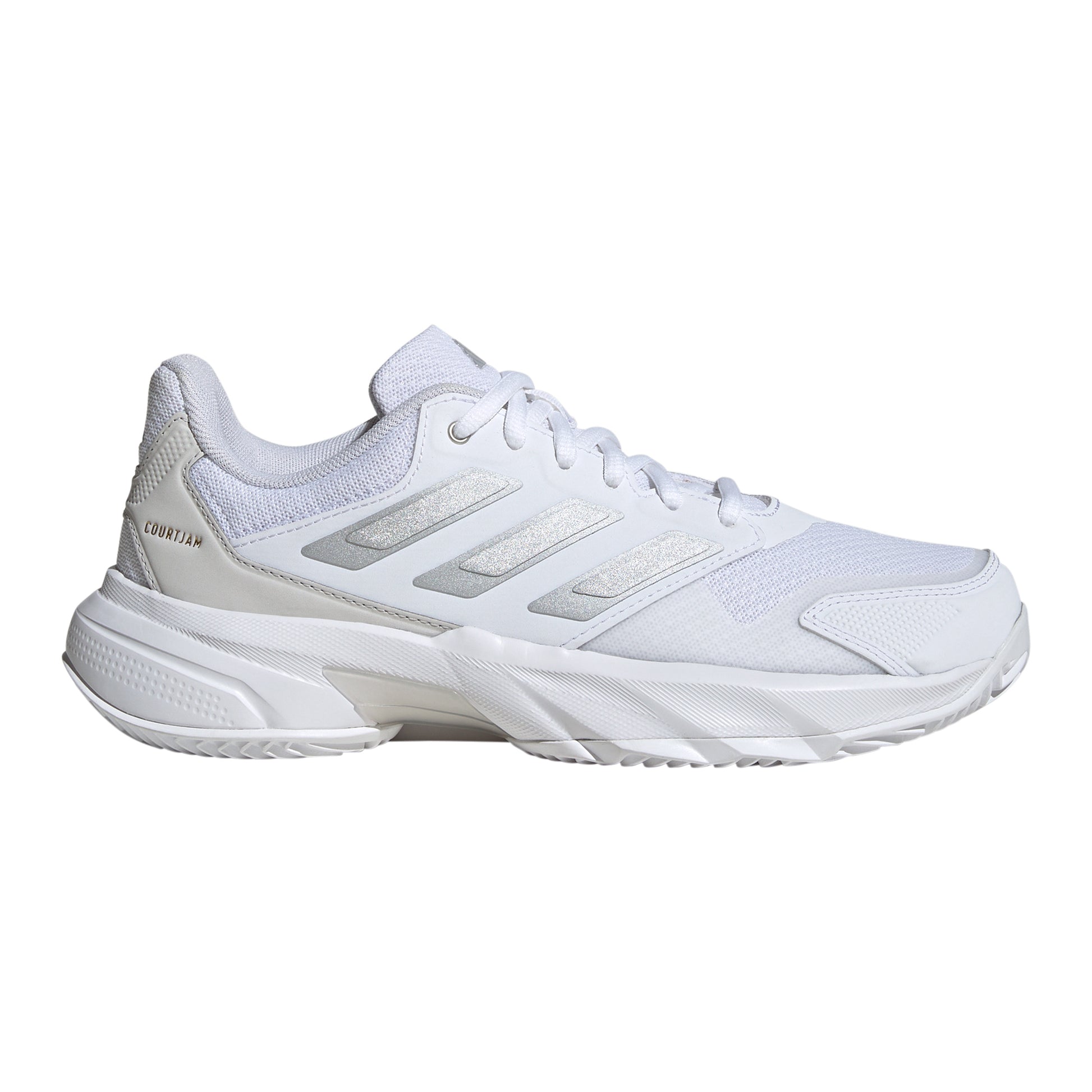 adidas CourtJam Control 3 Chaussure terre battue Femmes - blanc, argent