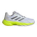 CourtJam Control 3 Chaussure terre battue Femmes - blanc, jaune lemon