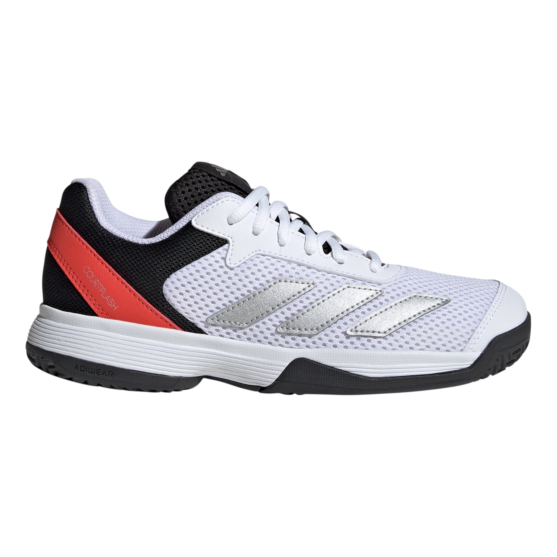 adidas Courtflash Chaussures toutes surfaces Enfants - blanc, noir