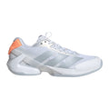 adizero Ubersonic 5 Chaussures toutes surfaces Femmes - blanc, abricot