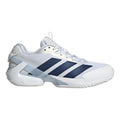 adizero Ubersonic 5 Chaussure terre battue Femmes - blanc, bleu foncé