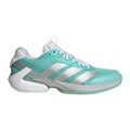 adizero Ubersonic 5 Chaussures toutes surfaces Femmes - menthe, argent