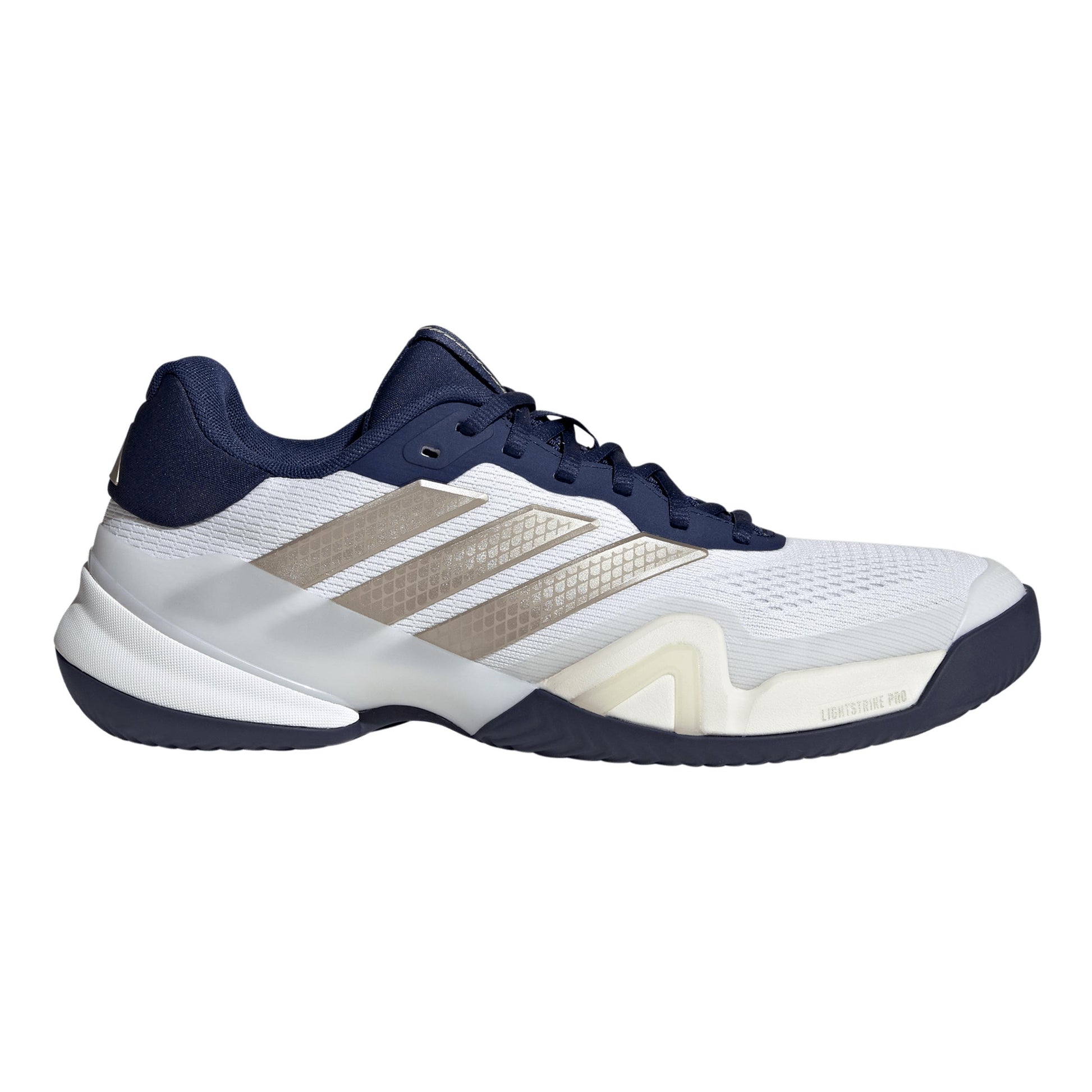 adidas Barricade 14 Chaussure terre battue Hommes - gris clair, bleu foncé