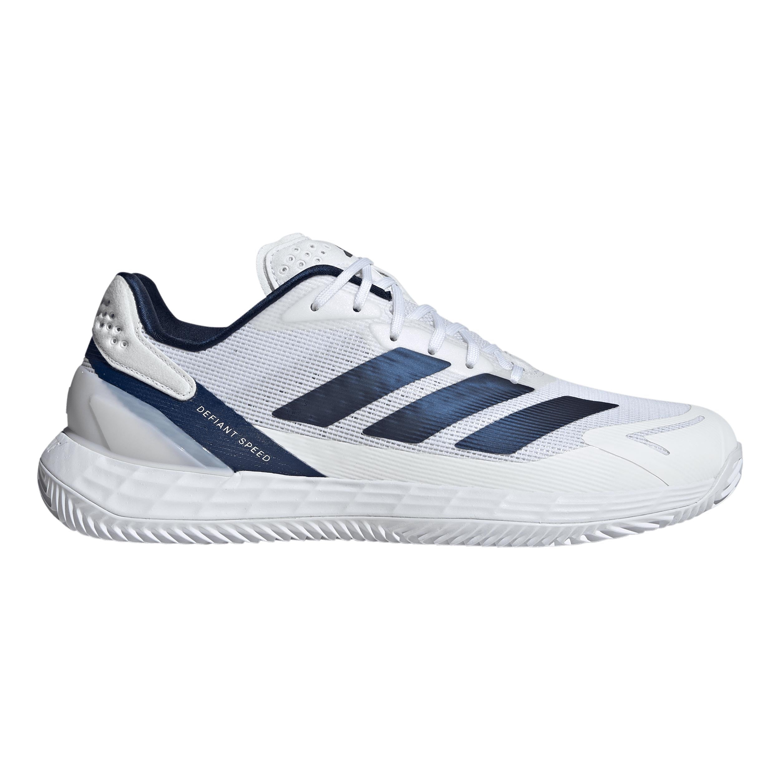 adidas Defiant Speed 2 Chaussure terre battue Hommes - blanc, bleu foncé