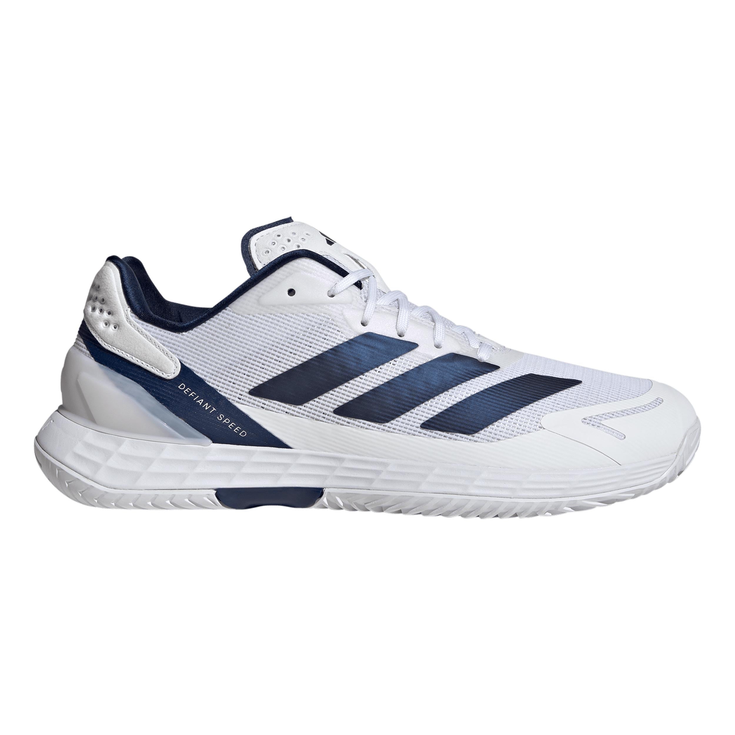 adidas Defiant Speed 2 Chaussures toutes surfaces Hommes - blanc, bleu foncé