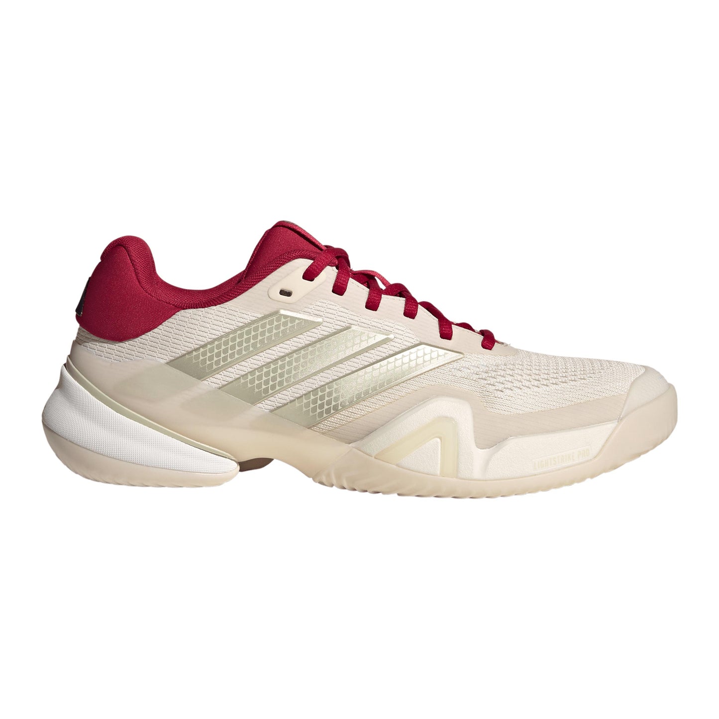 adidas Barricade 14 Chaussures toutes surfaces Hommes - blanc, rouge foncé