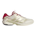 adizero Ubersonic 5  Chaussures toutes surfaces Hommes - blanc, rouge foncé