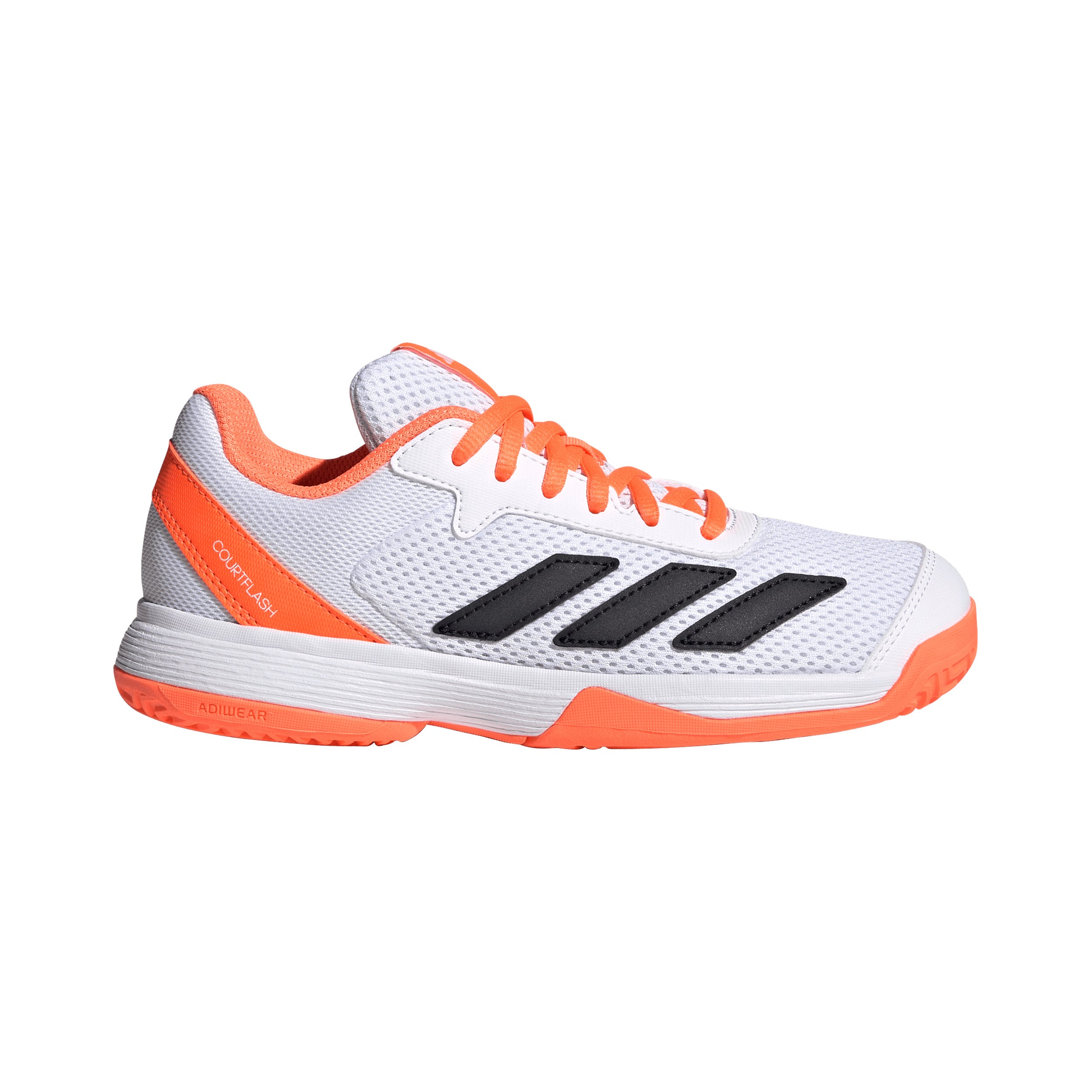 adidas Courtflash Chaussures toutes surfaces Enfants - blanc, orange