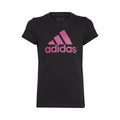 Big Logo T-shirt Filles - noir, pink