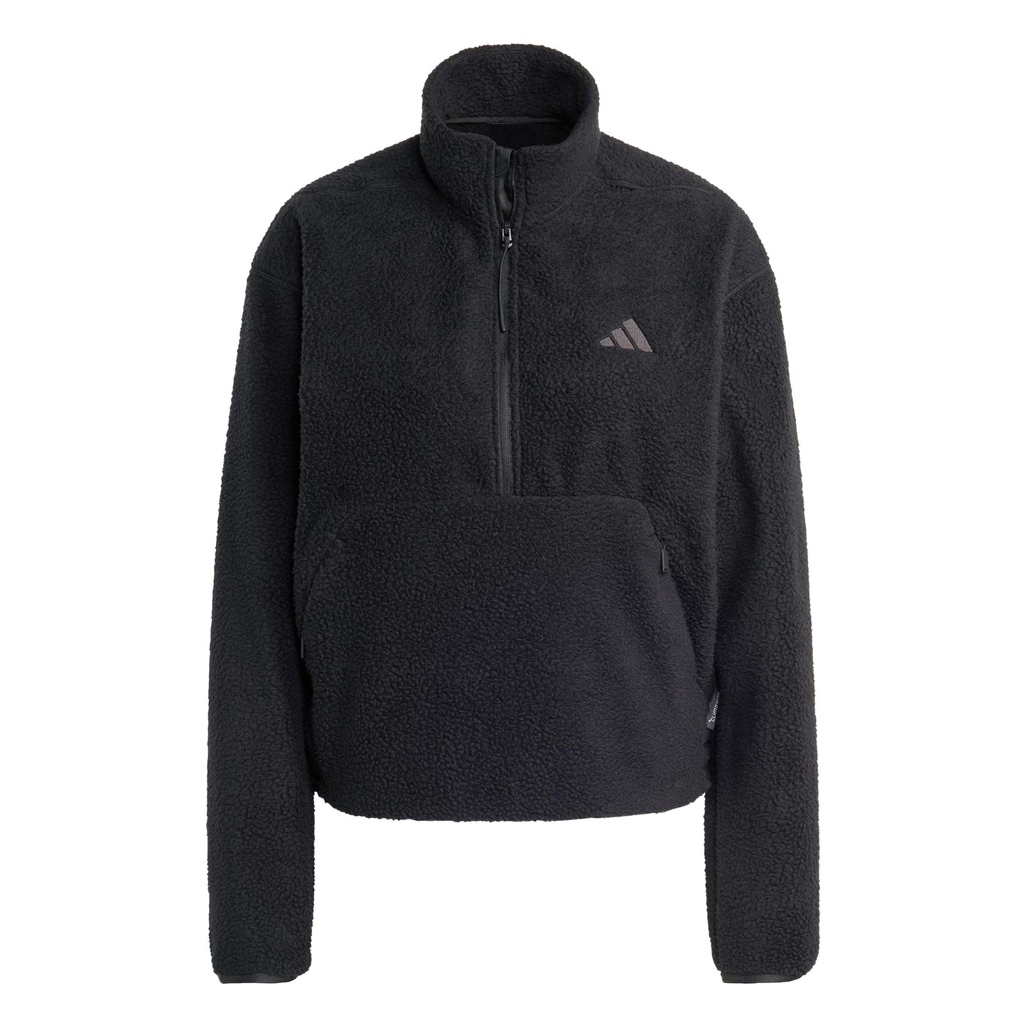adidas Fleece Half-Zip Sweat-shirt Femmes-noir