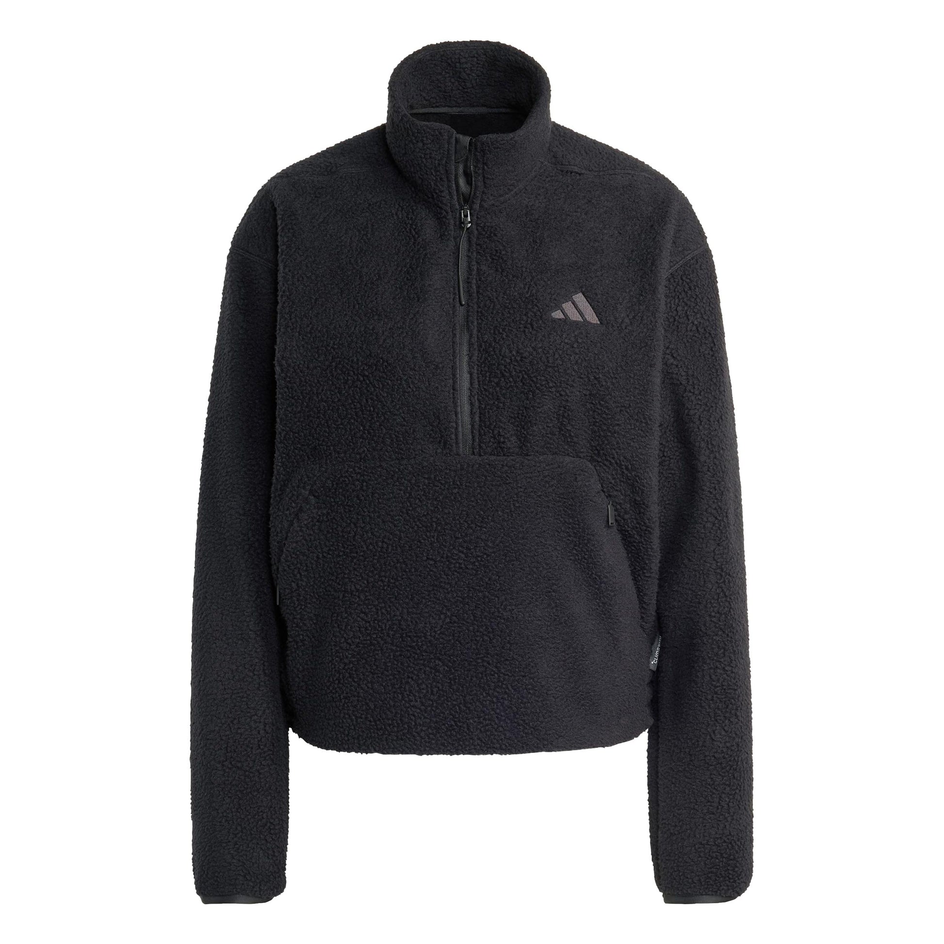 adidas Fleece Half-Zip Sweat-shirt Femmes-noir