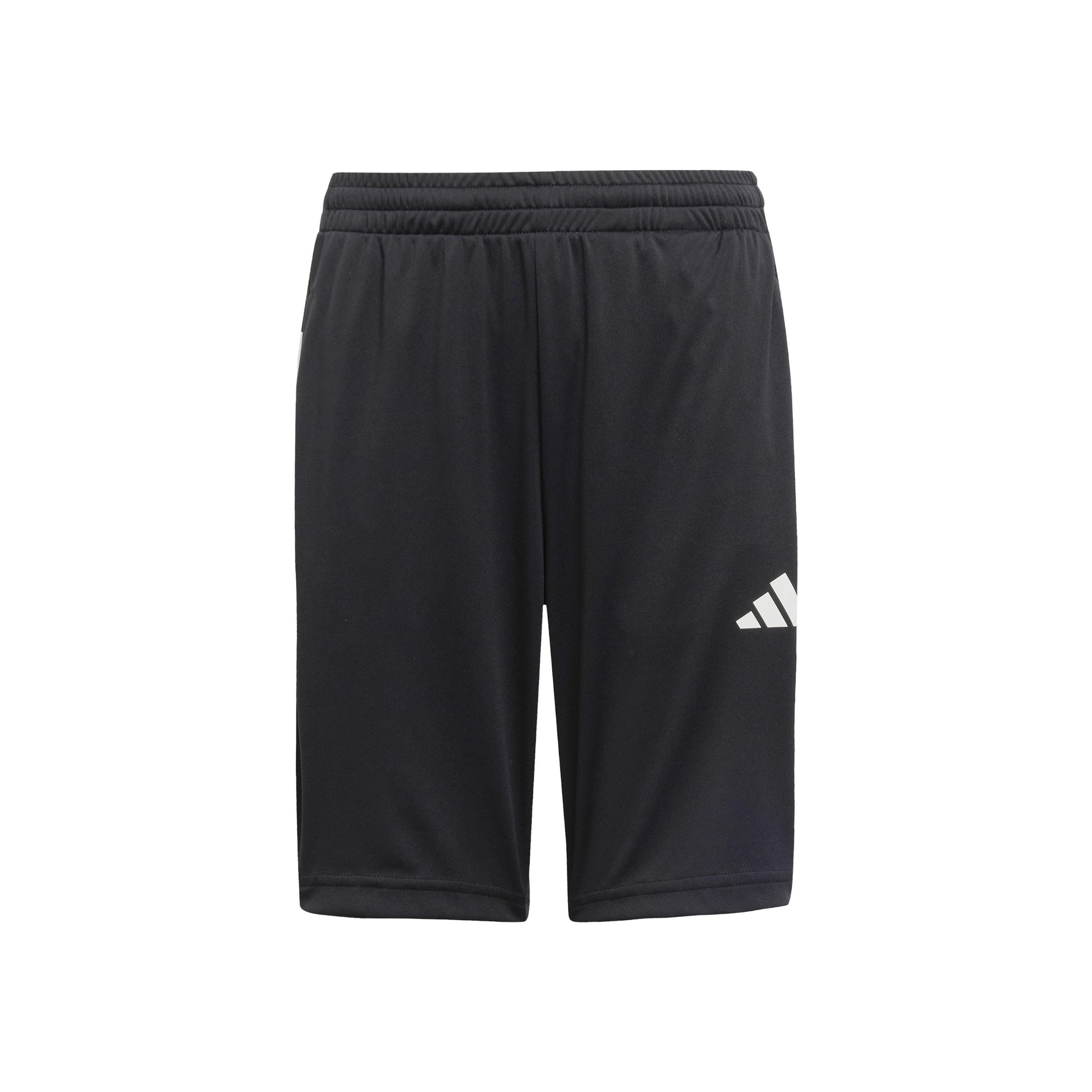 adidas Training Essentials 3 Stripes Shorts Enfants-Noir,Blanc