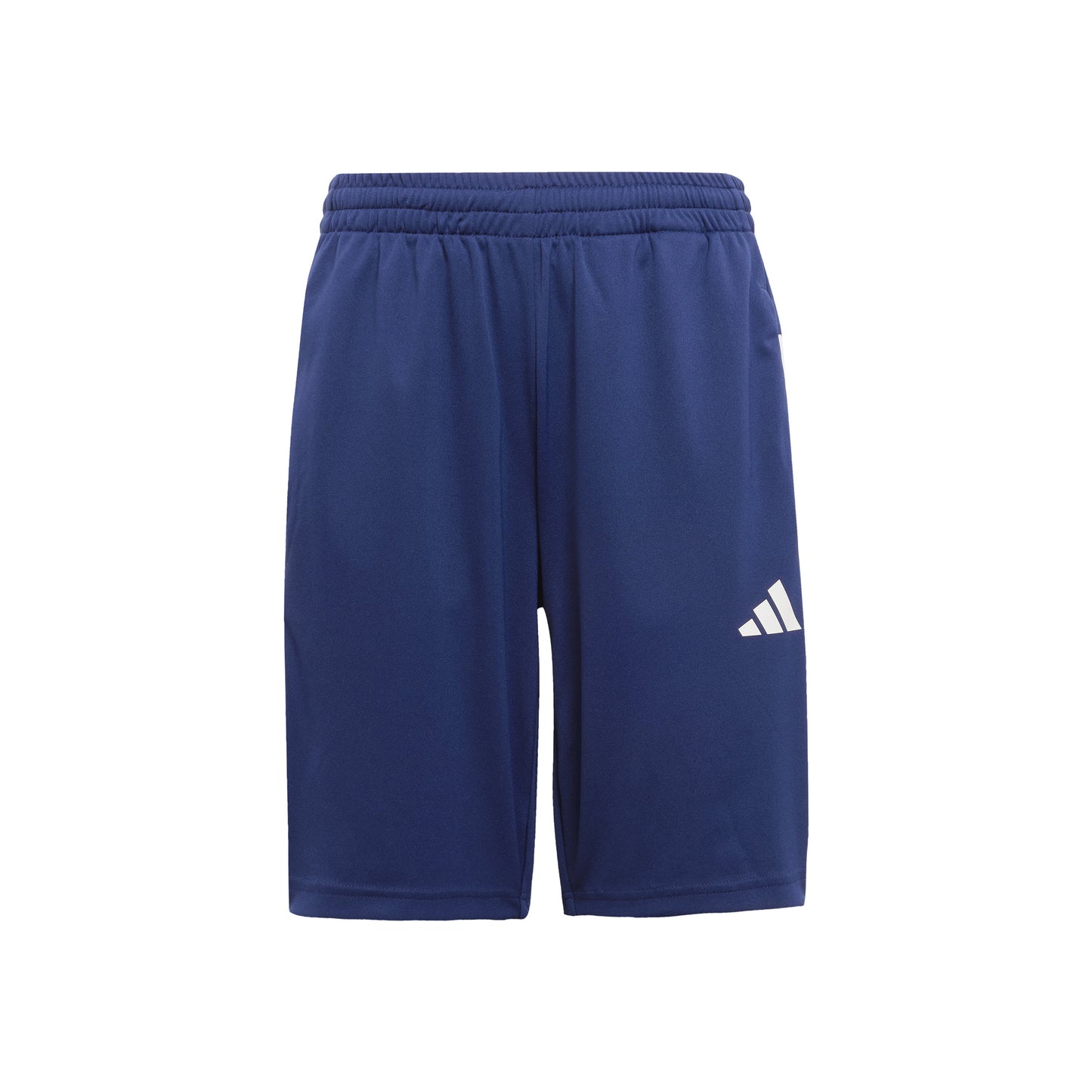 adidas Training Essentials 3 Stripes 8in Shorts Enfants-Bleu Foncé,Blanc
