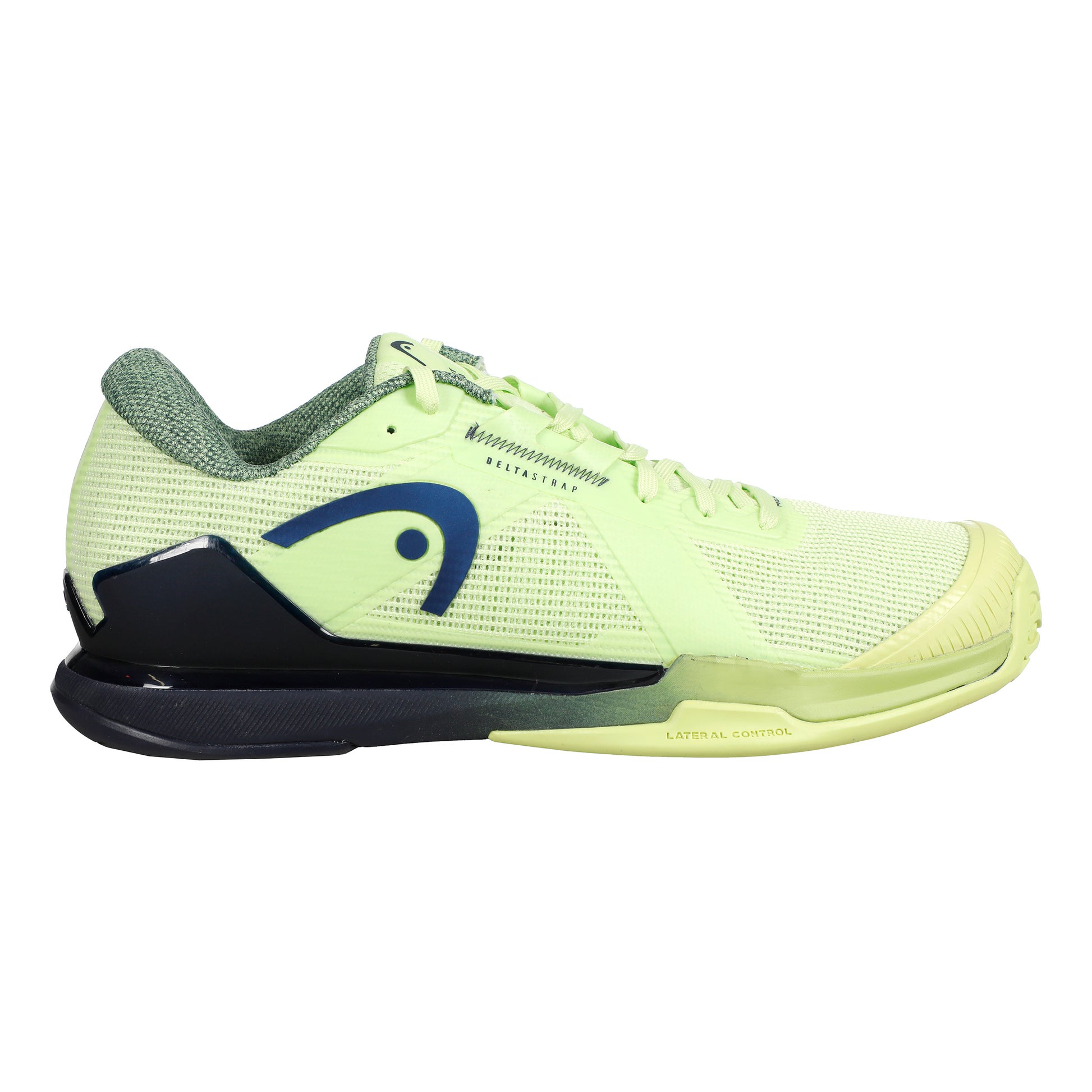 HEAD Sprint Pro 4.0 Chaussures Toutes Surfaces Hommes-Jaune Lemon, Bleu Foncé