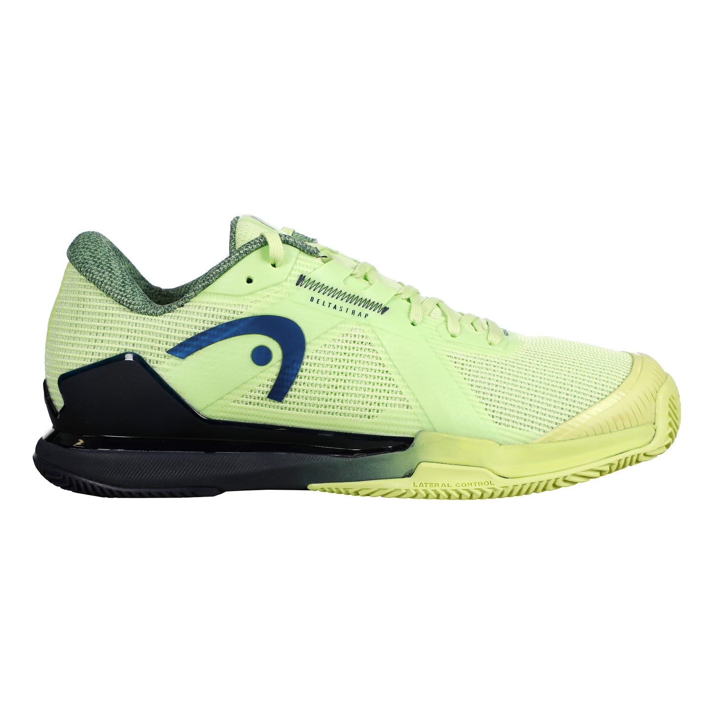 HEAD Sprint Pro 4.0 Chaussure Terre Battue Hommes-Jaune Lemon, Bleu Foncé
