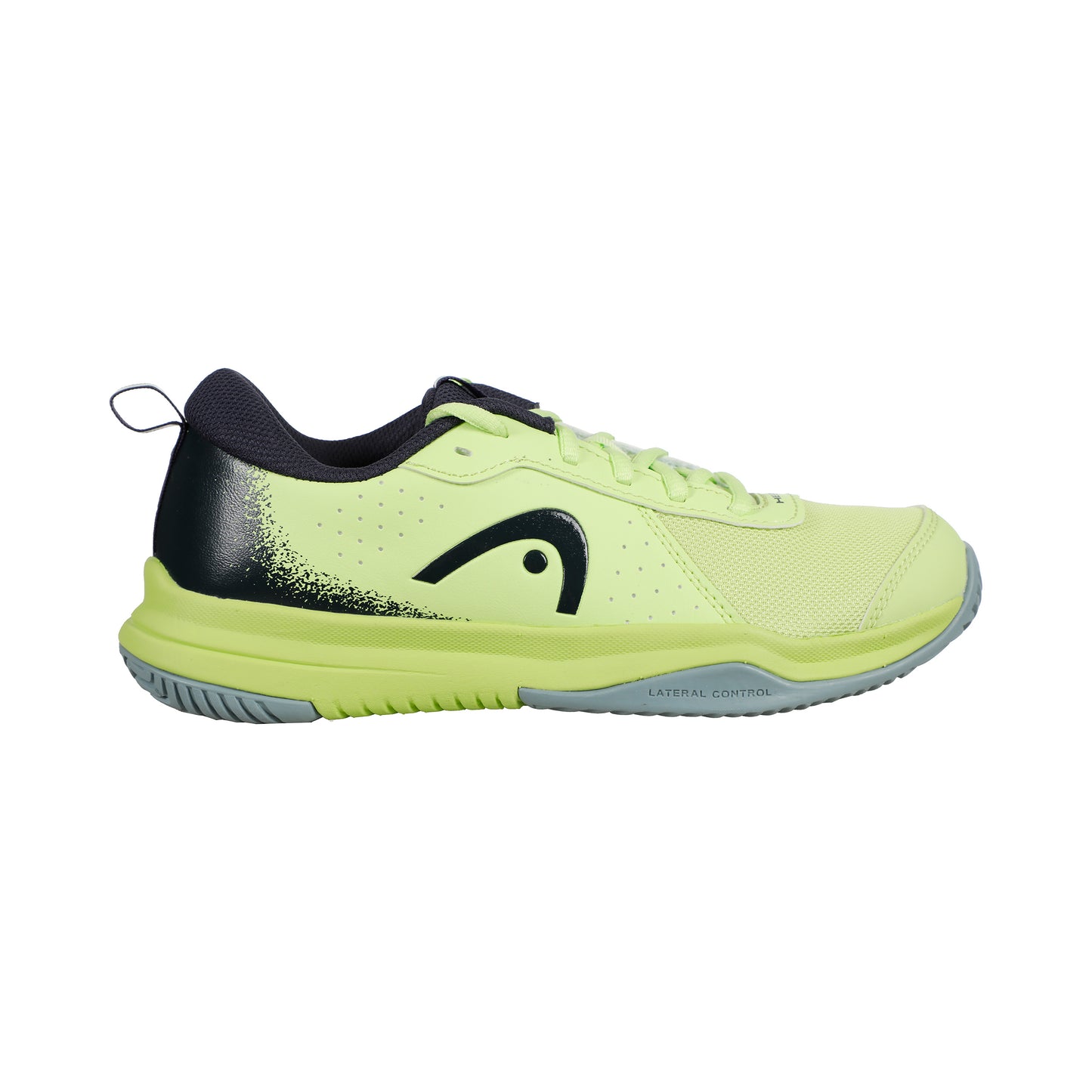 HEAD Sprint Court 4.0 Chaussures Toutes Surfaces Enfants-Jaune Lemon, Bleu Foncé